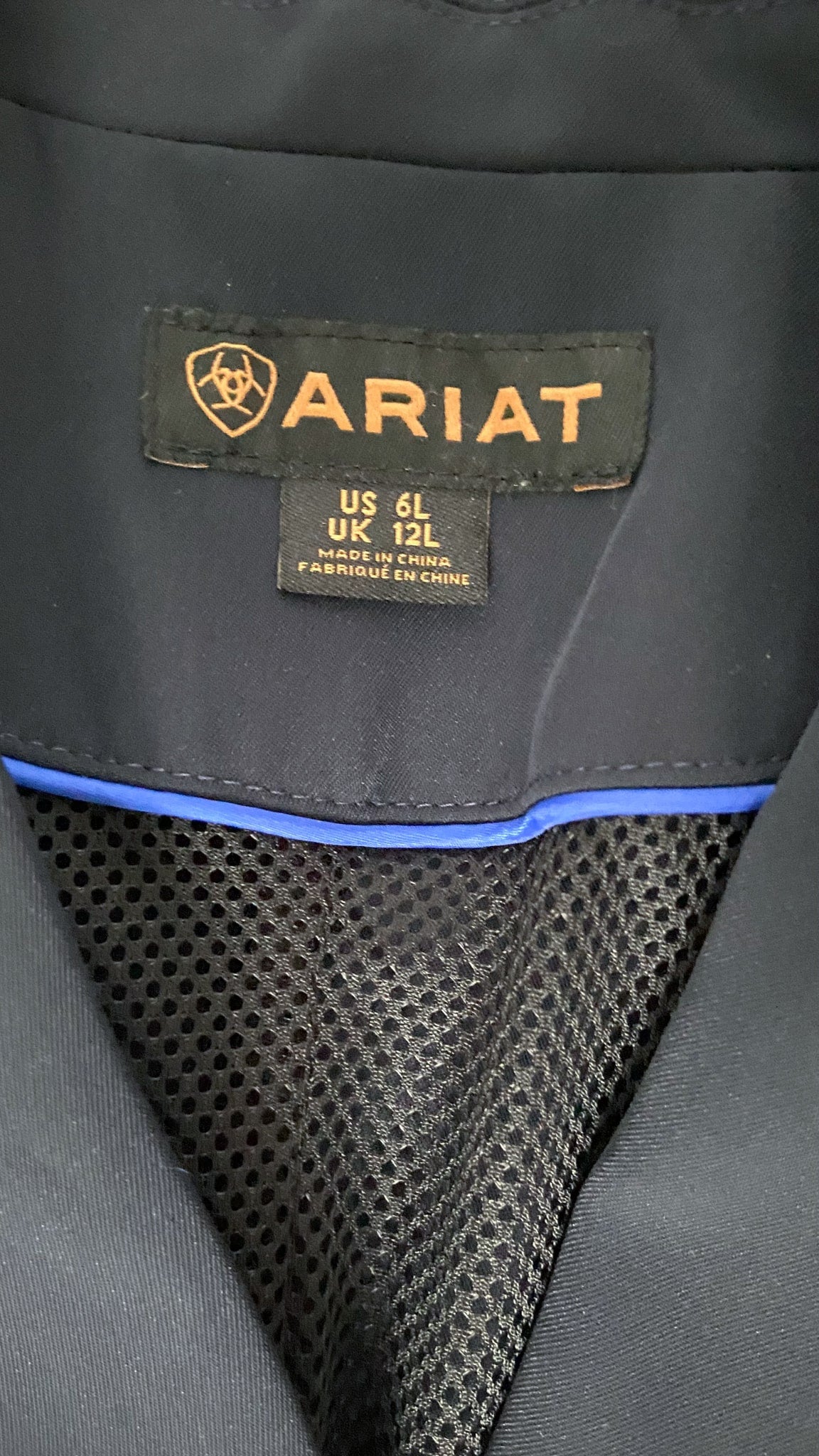 Ariat Soft Shell Competition Jacket - Navy - Women's 6L