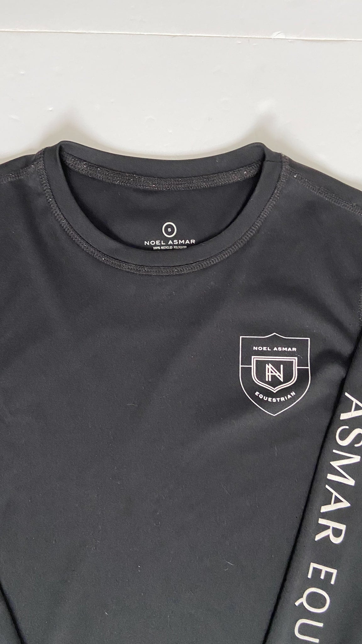 Noel Asmar Sustainable Long Sleeve Top - Black - Women's Small