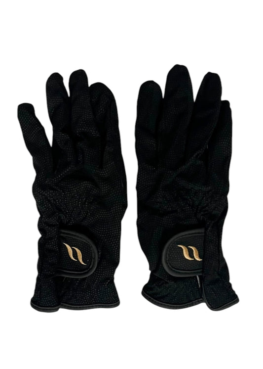 Back on Track Riding Gloves - Black - 6.5/7 (Small)