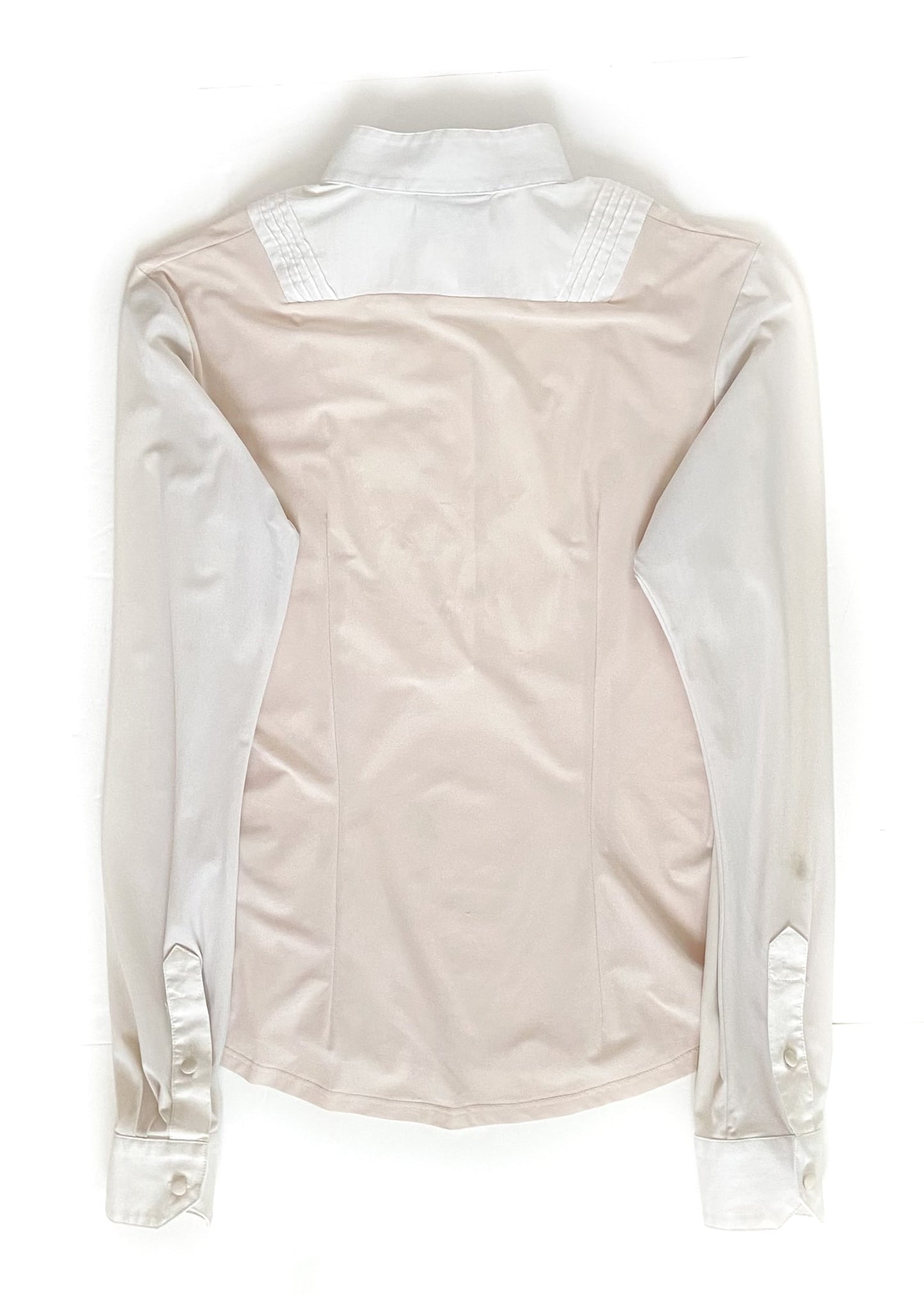 Cavalleria Toscana Competition Shirt - Blush/White - Women's XS