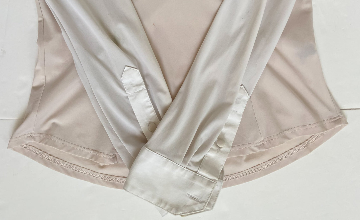 Cavalleria Toscana Competition Shirt - Blush/White - Women's XS