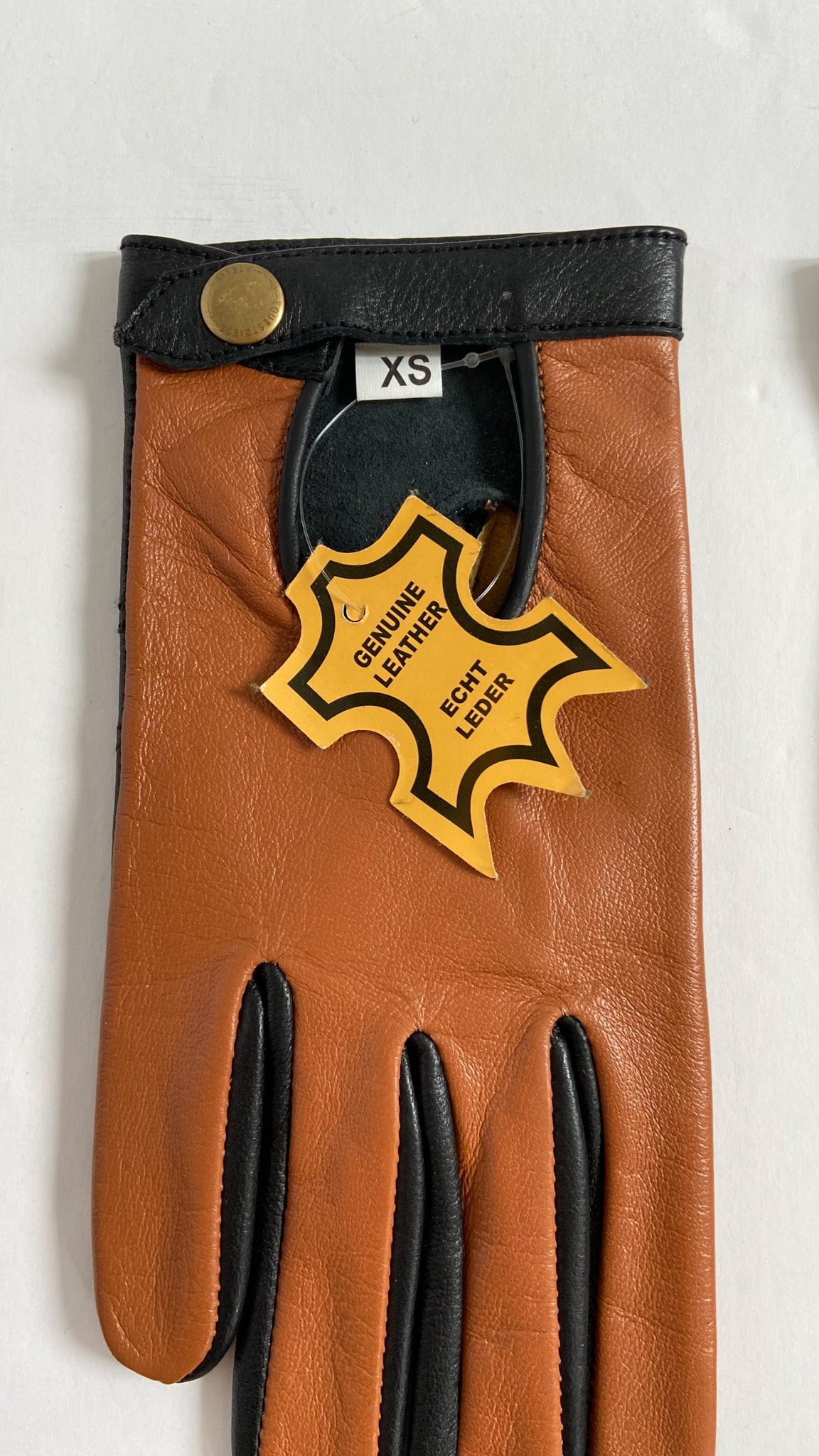 Equestriess Atelier Leather Derby Gloves - Tan - XS