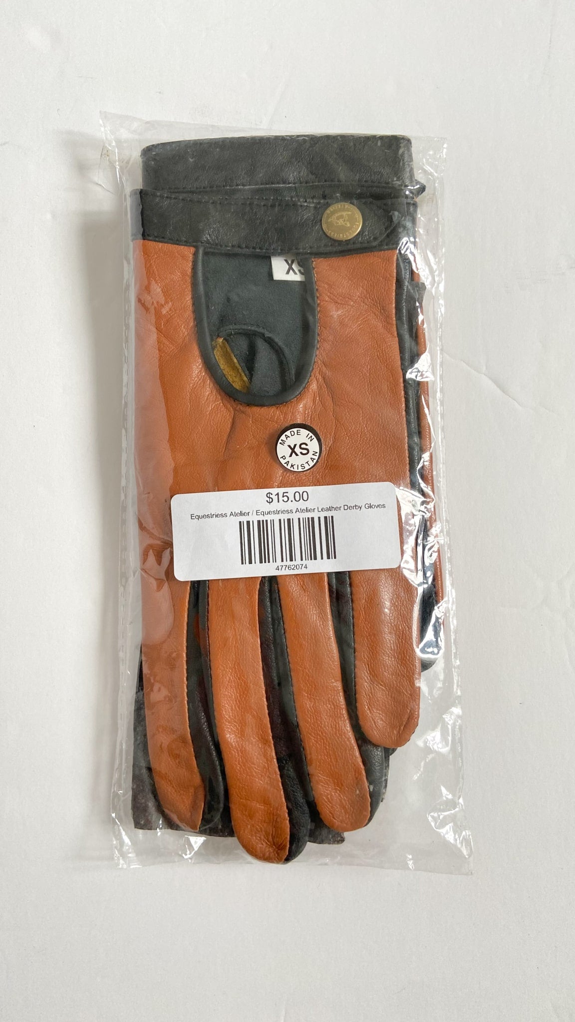 Equestriess Atelier Leather Derby Gloves - Tan - XS