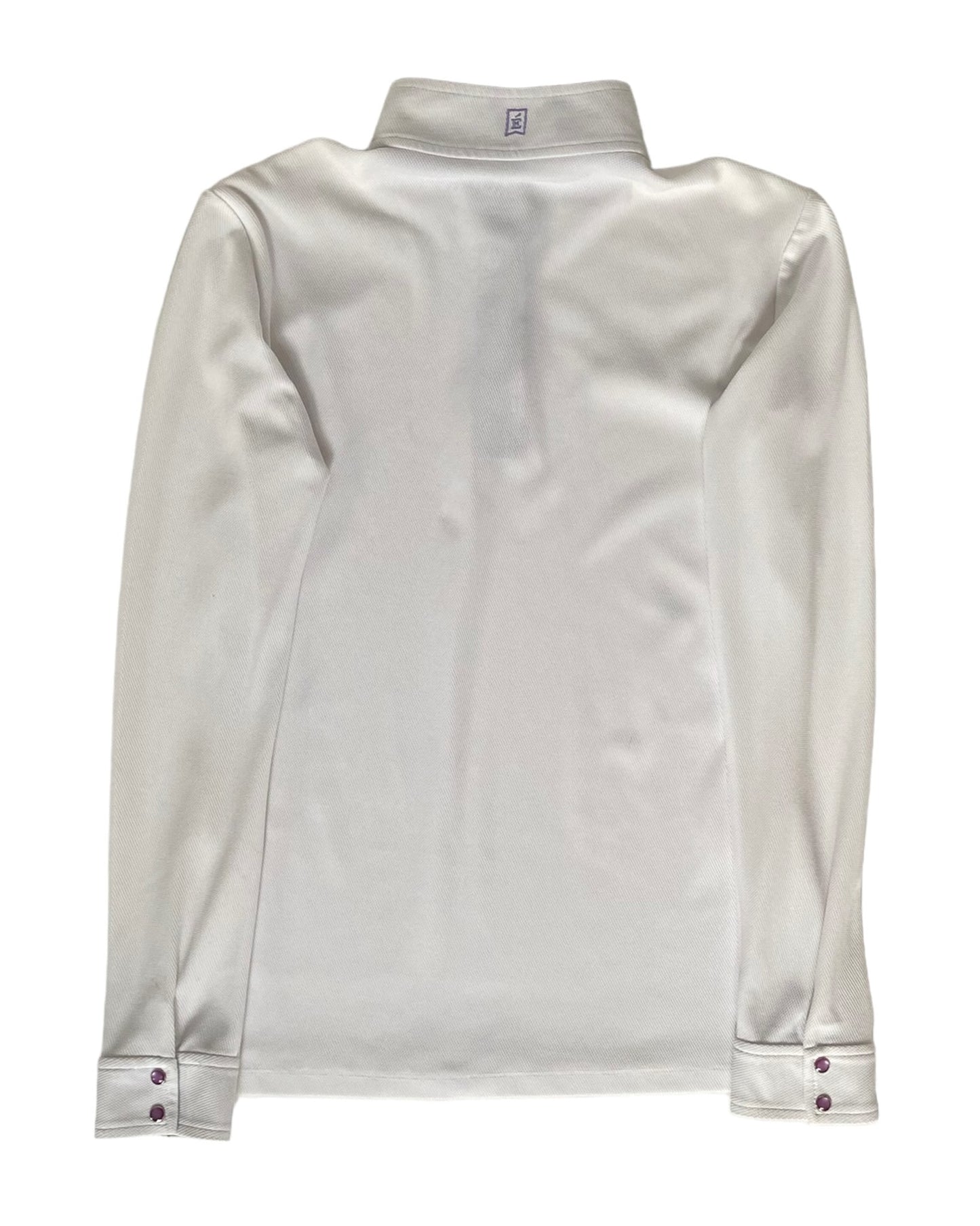 ECE Equestrian Short Sleeve Show Shirt - White - Medium