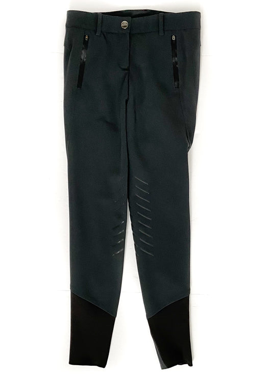 Equiline Cantak B-Move Light Ladies Knee Grip Breeches - Blue/Grey - Women's 26/27 (IT42)