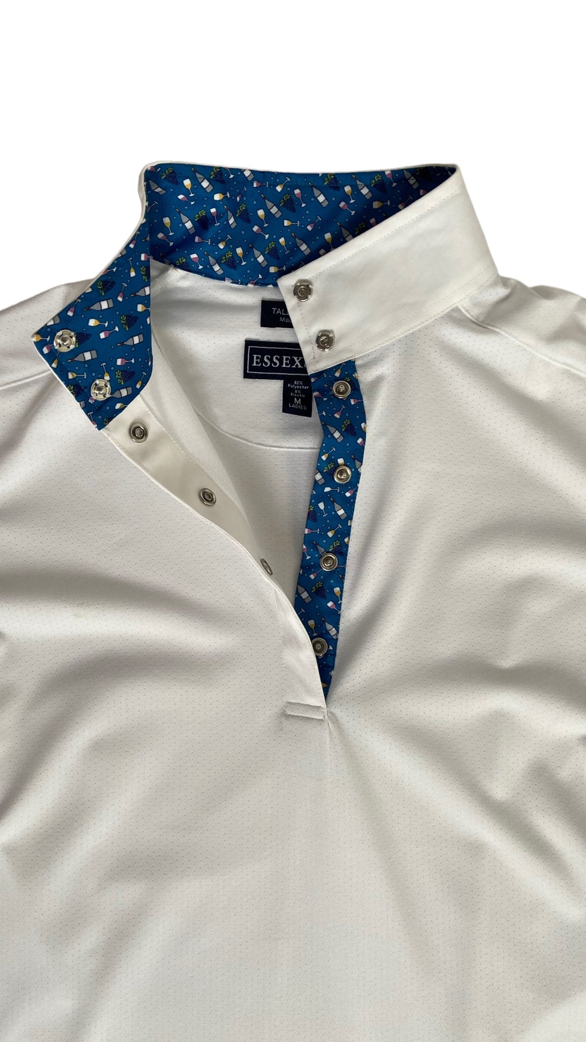 Essex Classics Short Sleeve Show Shirt - White - Women's Medium