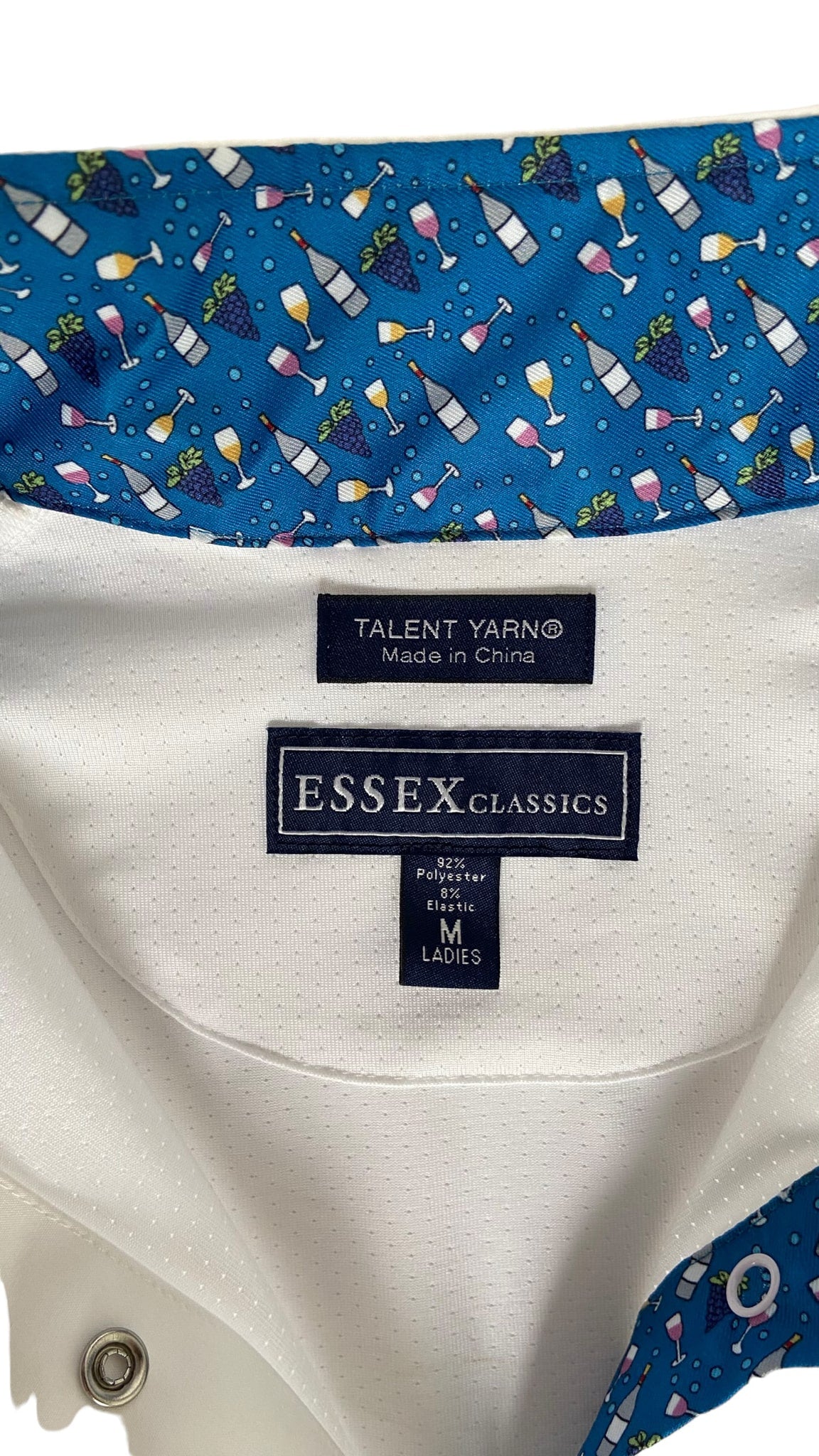 Essex Classics Short Sleeve Show Shirt - White - Women's Medium
