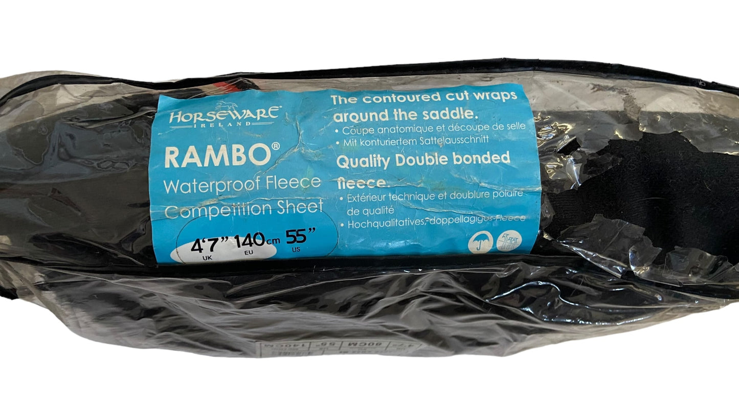 Horseware Rambo Grand Prix Competition Quarter Sheet - Black - Medium