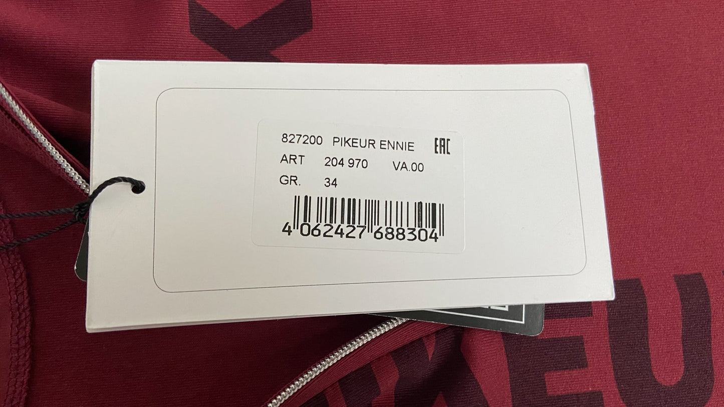 Pikeur Ennie Quarter Zip Long Sleeve - Red - XS