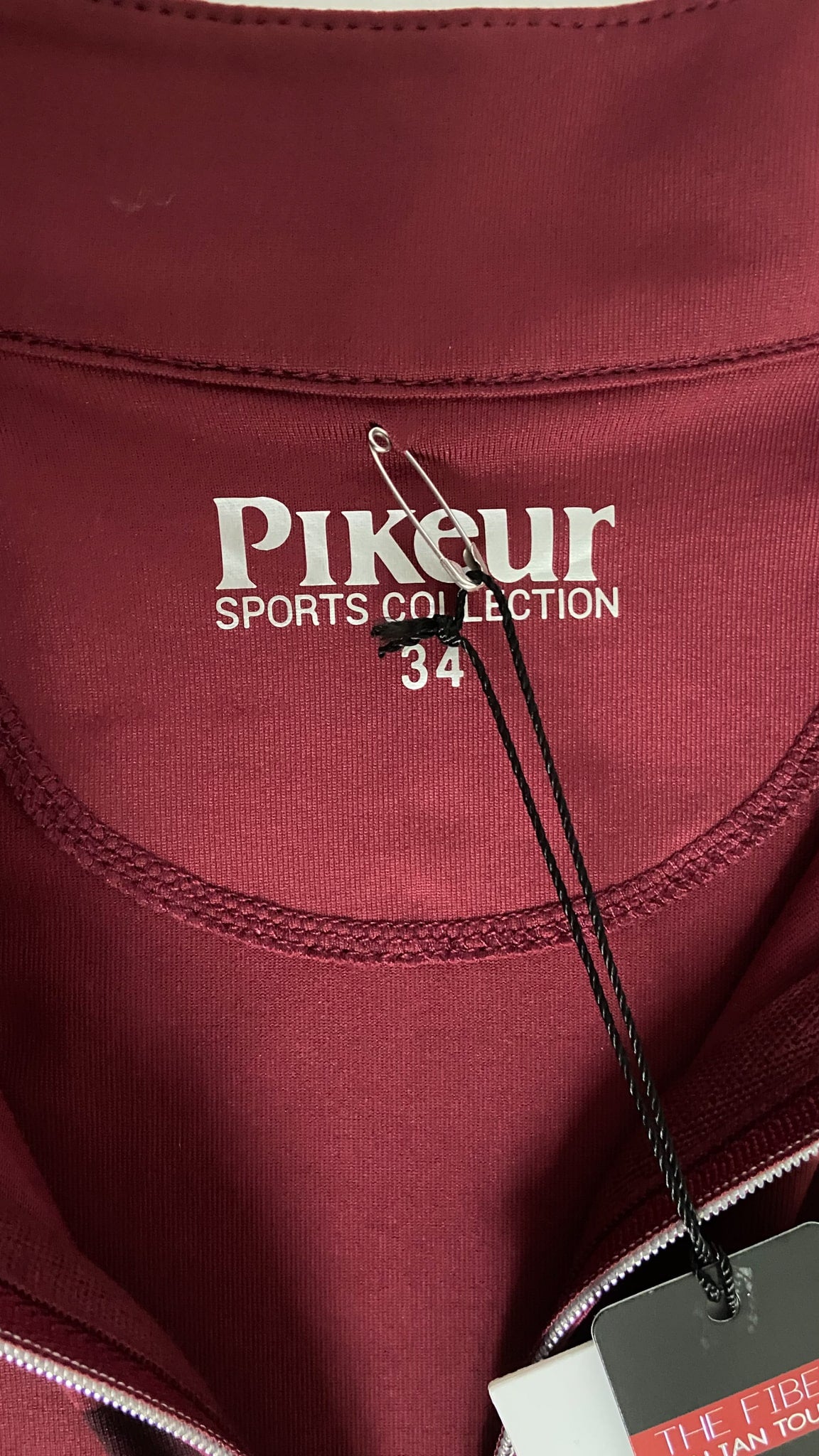 Pikeur Ennie Quarter Zip Long Sleeve - Red - XS