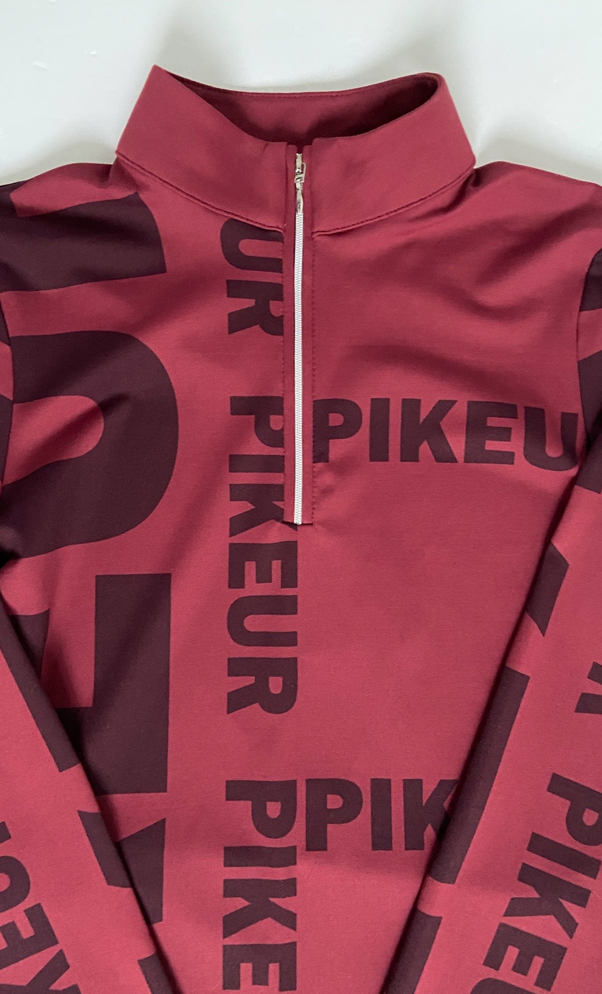 Pikeur Ennie Quarter Zip Long Sleeve - Red - XS