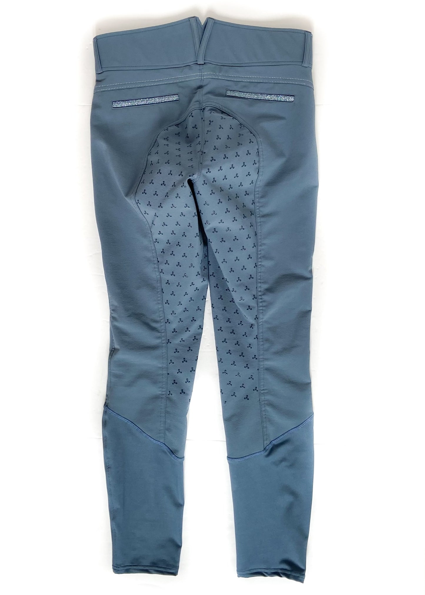 QHP Maxime Full Seat Breeches - Steel Blue - Women's 28