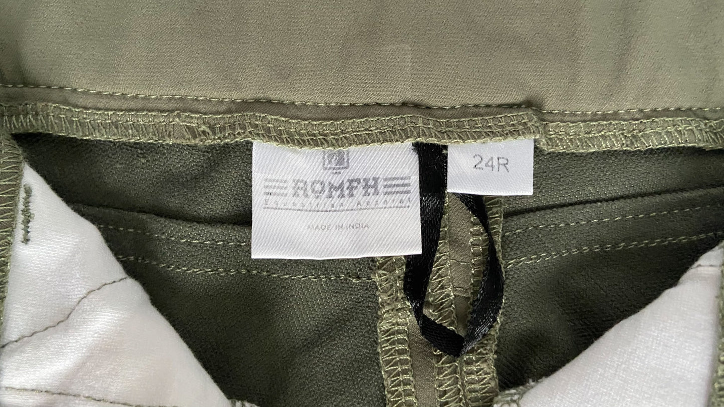 Romfh Sarafina Euro Seat Breeches - Olive - Women's 24R