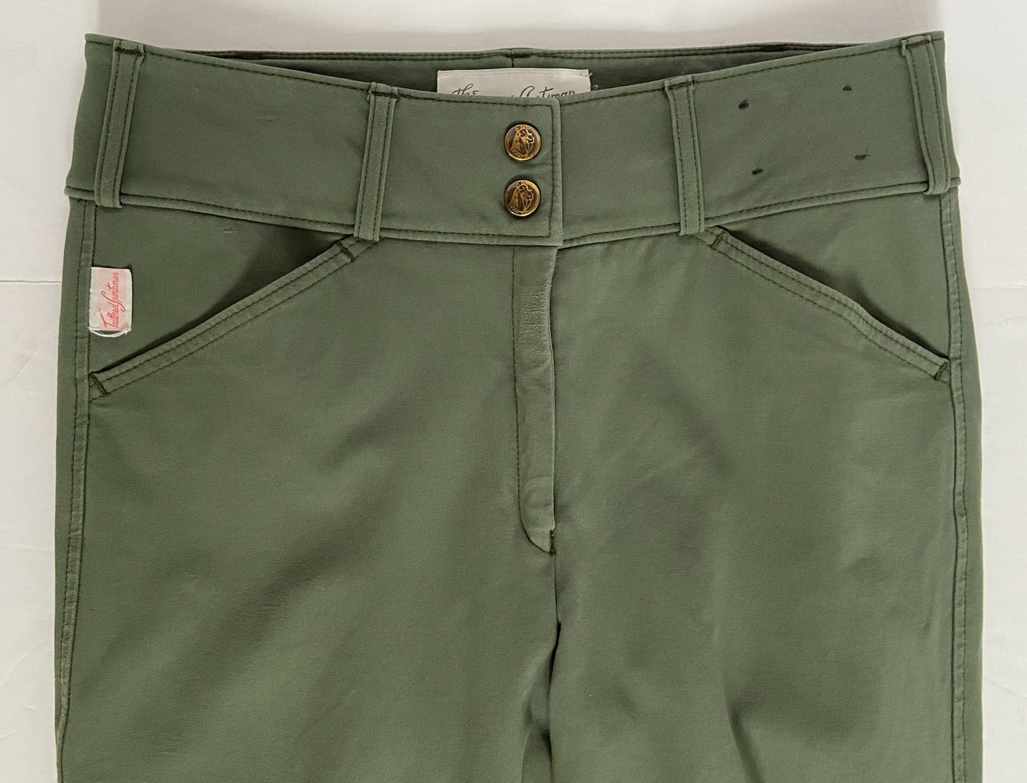 Tailored Sportsman Trophy Hunter Breeches - Loden Green/Tan - Women's 28R