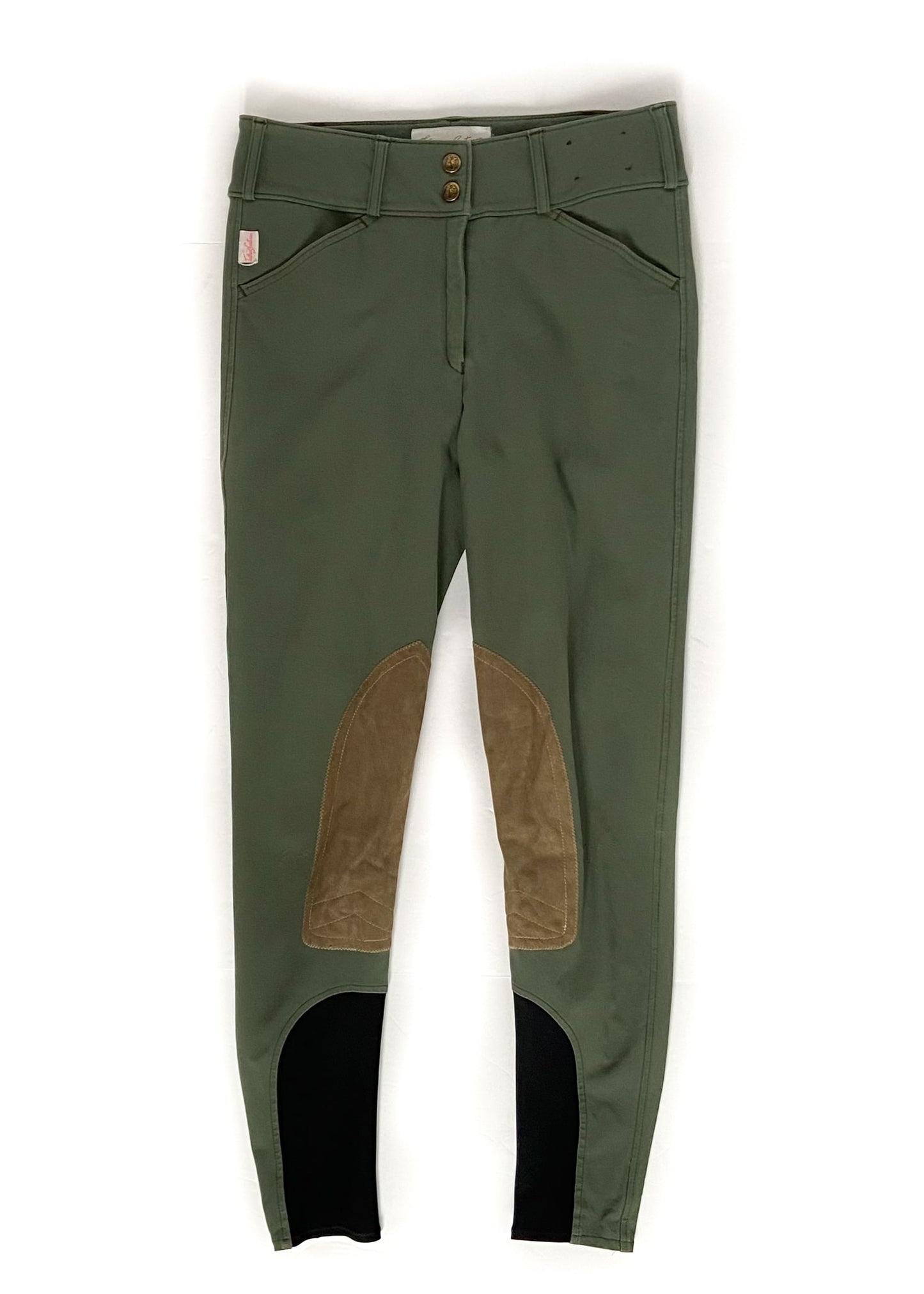 Tailored Sportsman Trophy Hunter Breeches - Loden Green/Tan - Women's 28R