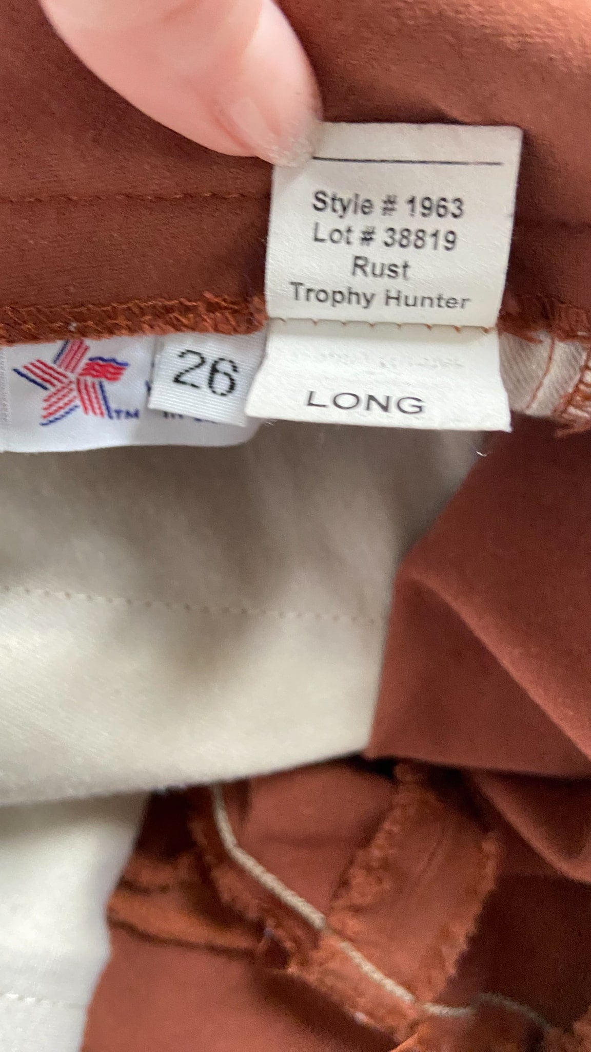 Tailored Sportsman Trophy Hunter Breeches - Rust - Women's 26L