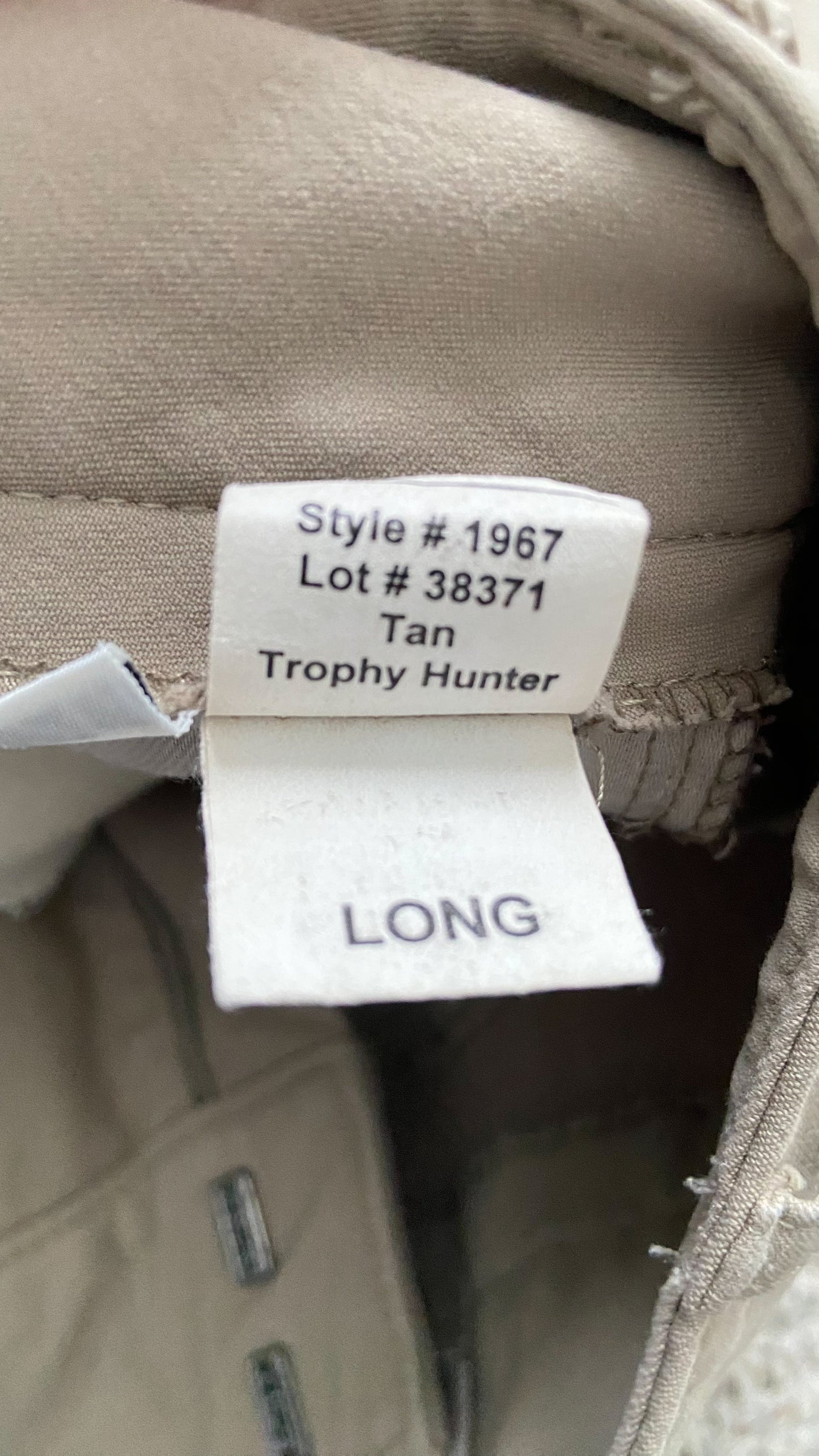 Tailored Sportsman Trophy Hunter Breeches - Tan - 26L