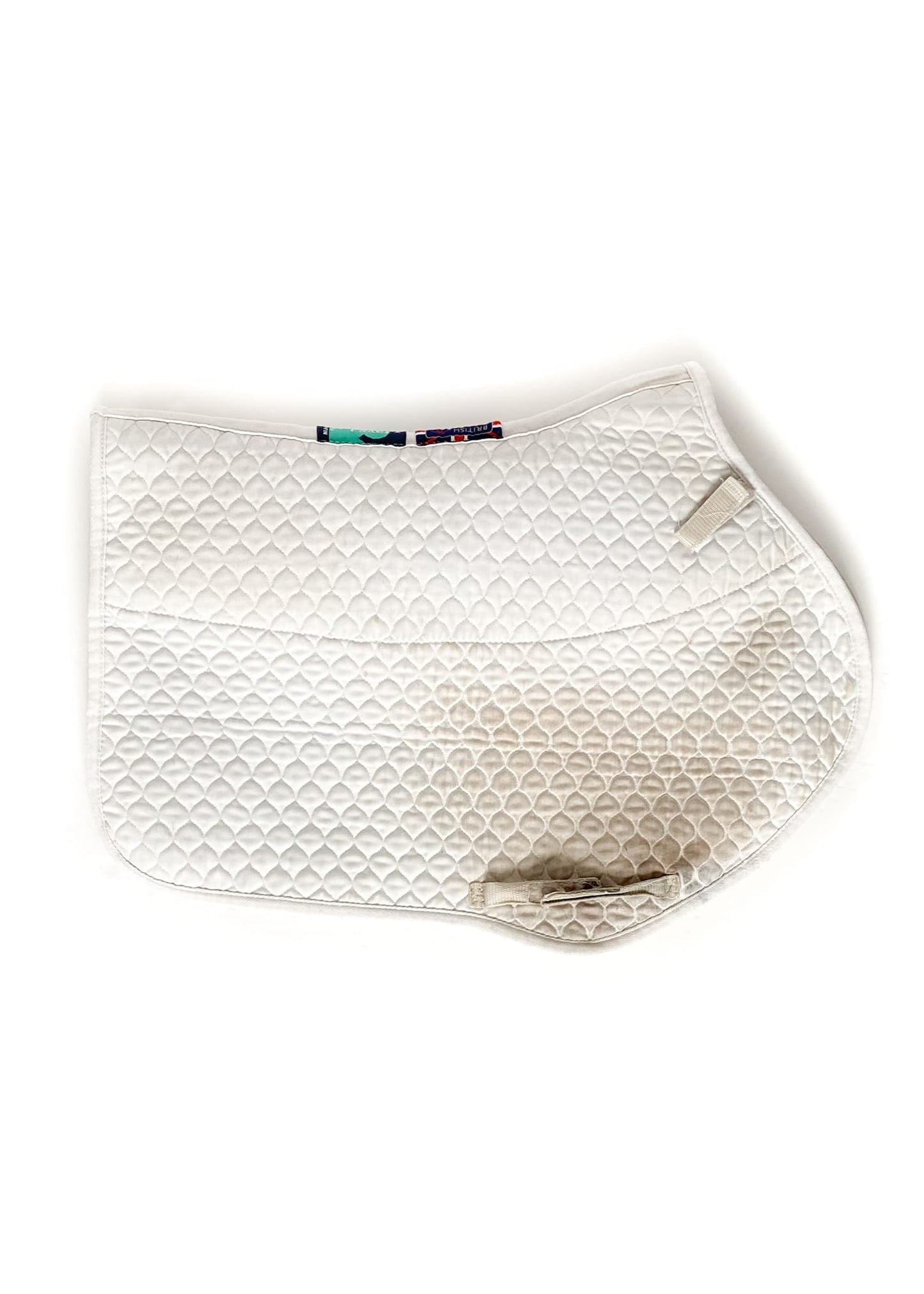 Nuumed HiWither Wool Close Contact Saddle Pad - White - Medium (16" - 17")