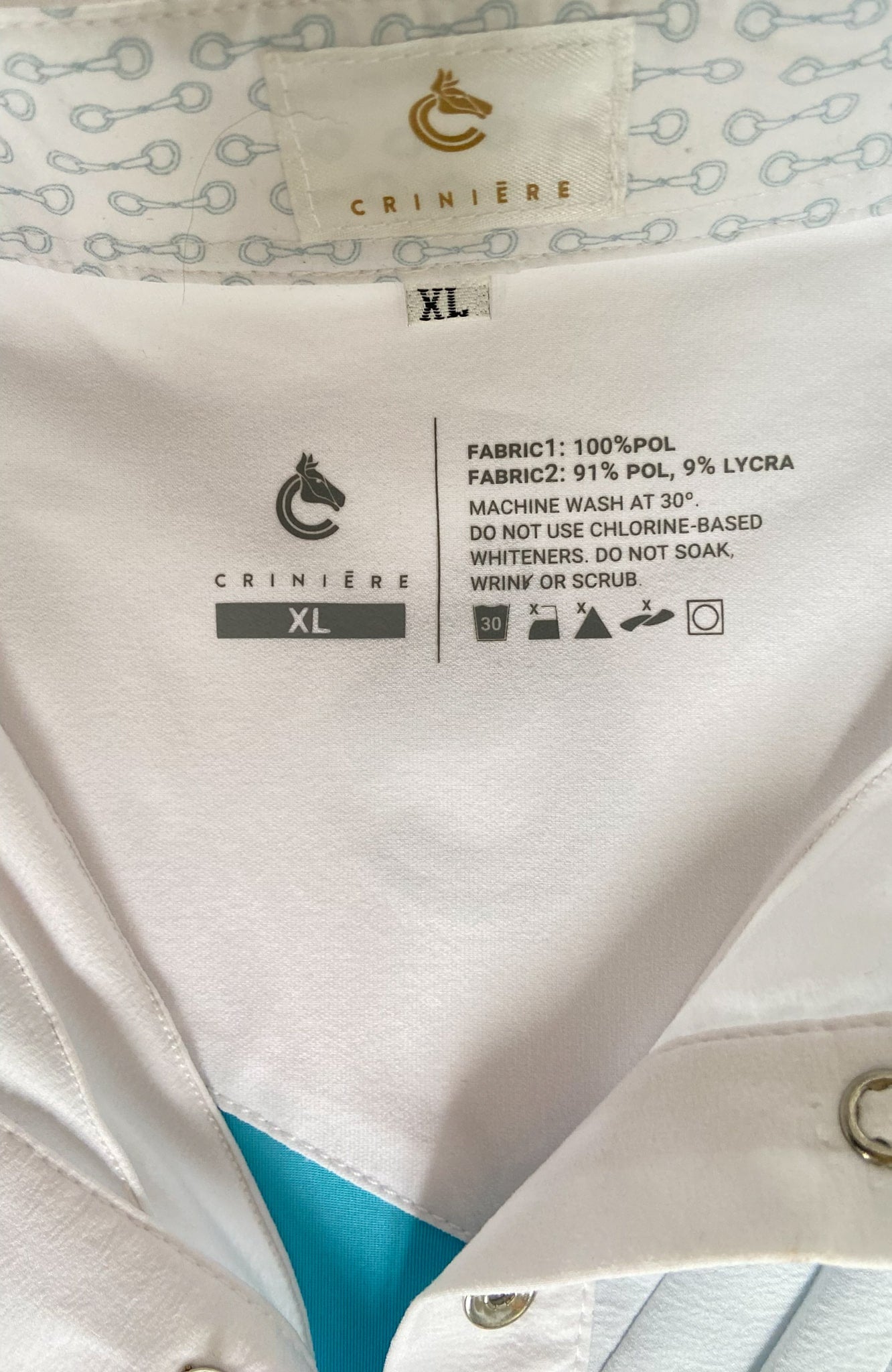 Criniere Margot Show Shirt - Baby Blue - XL