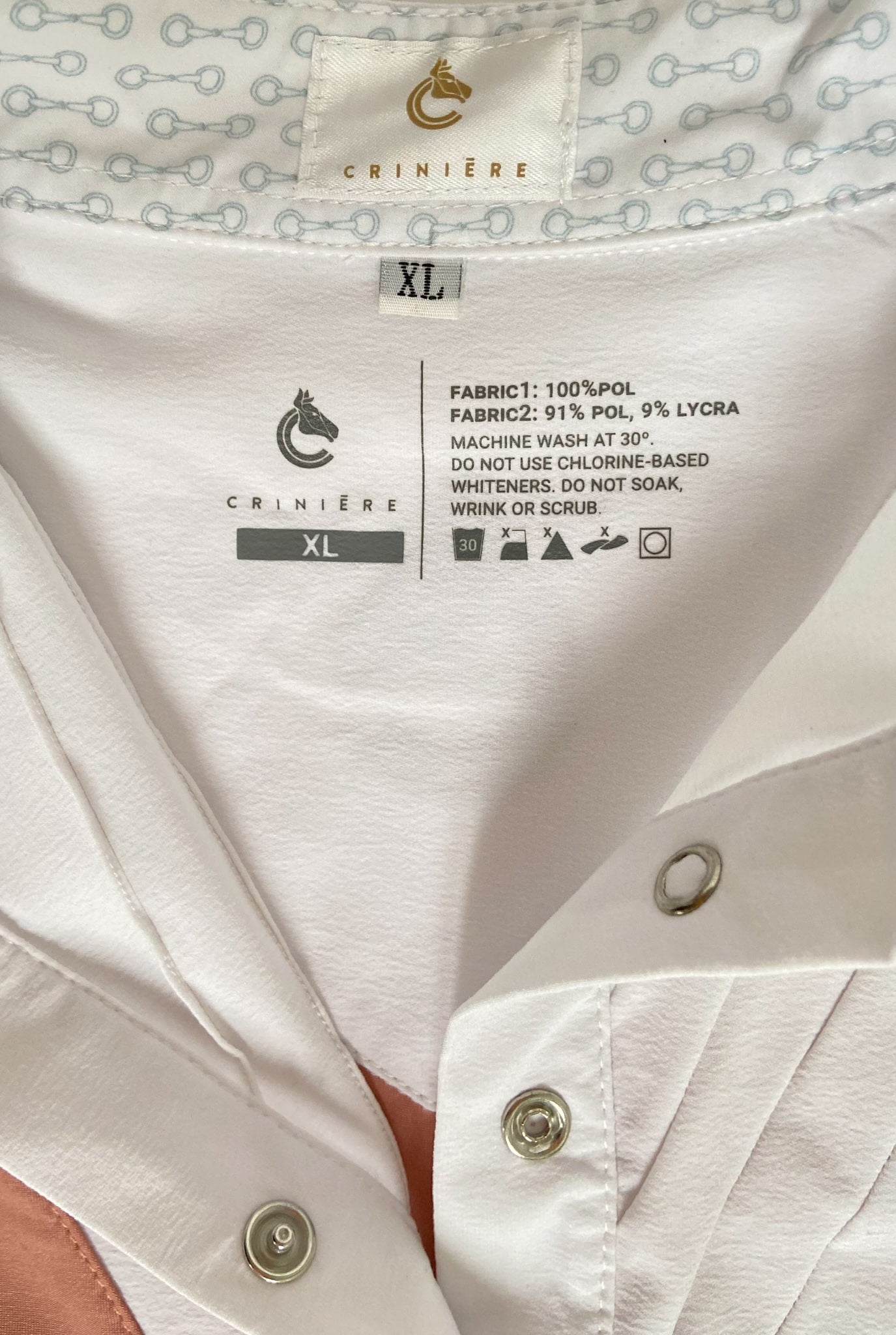 Criniere Margot Show Shirt - Pale Rose - XL