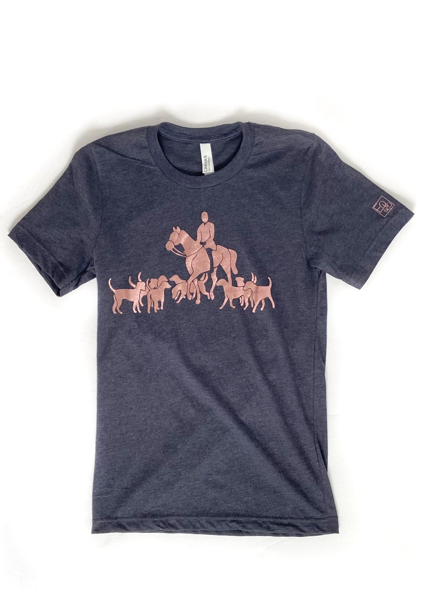 Equine & Design Hunt Tee - Navy - XL