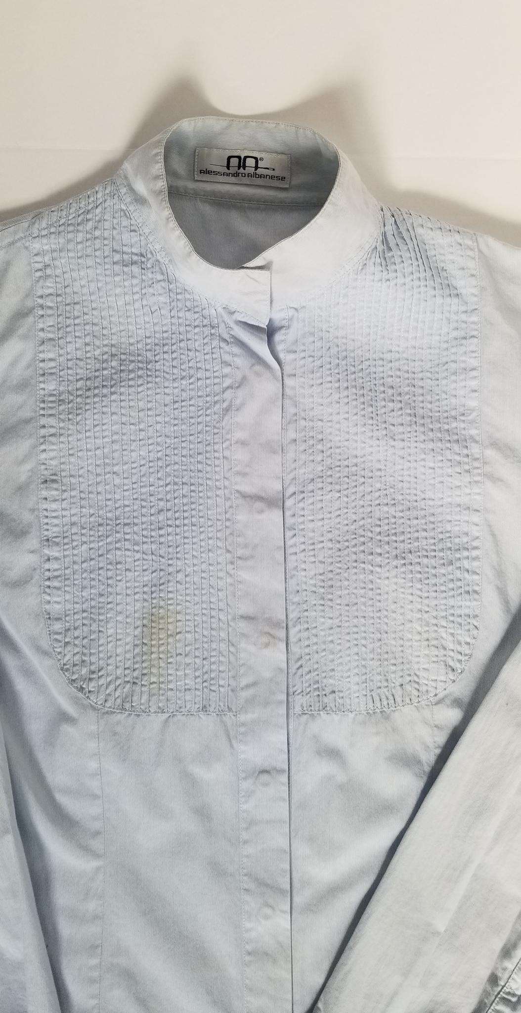 Alessandro Albanese Deauville Long Sleeve Shirt - Blue - Women's XL