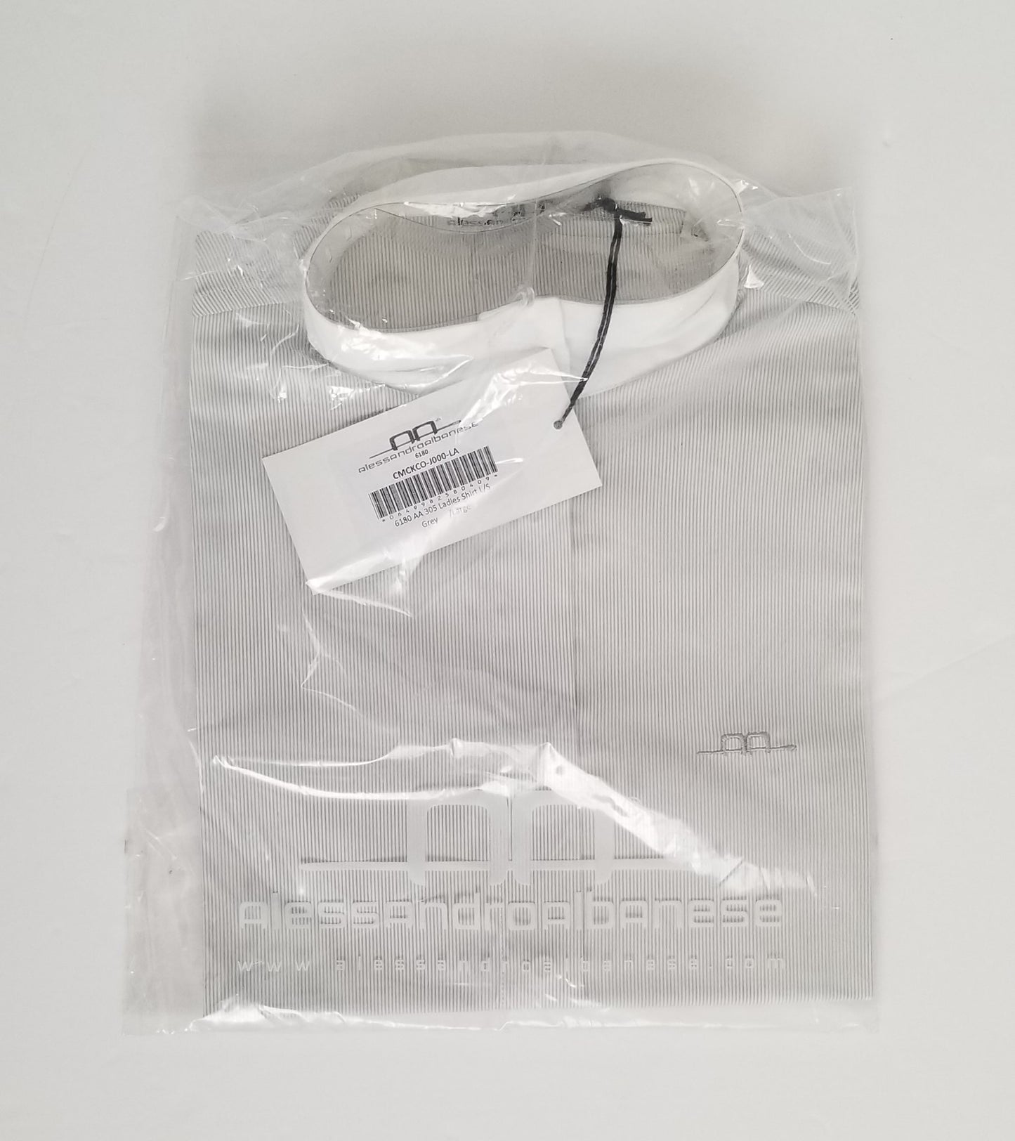 Alessandro Albanese Classic Competition Shirt - White/Grey - Women's Large