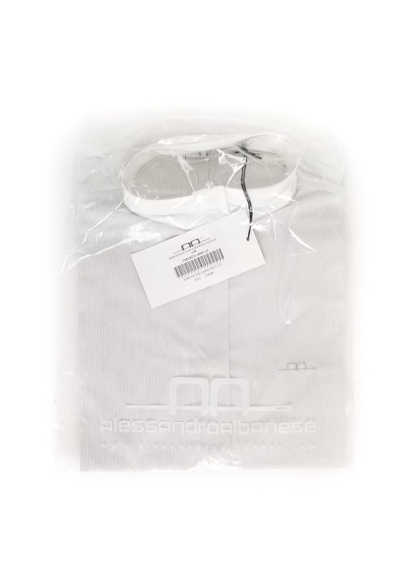 Alessandro Albanese Classic Competition Shirt - White/Grey - Women's Large