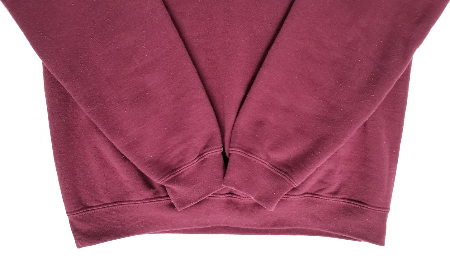 Gray & Bay Horse Co. Adult Ammy Club Crew - Wine - Women's Medium