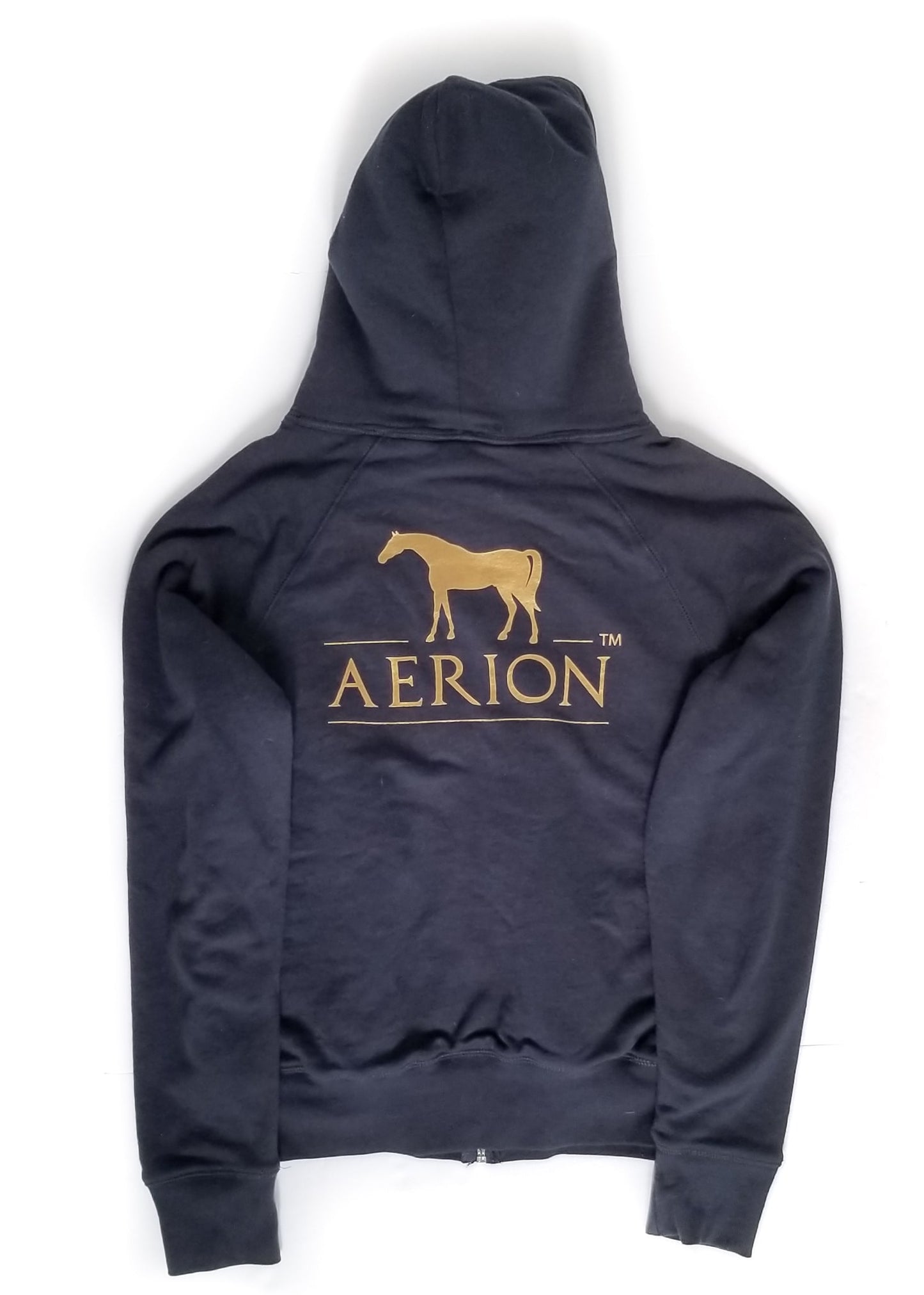 Aerion Fleece Lined Zip Up Hoodie - Navy - Women's Small
