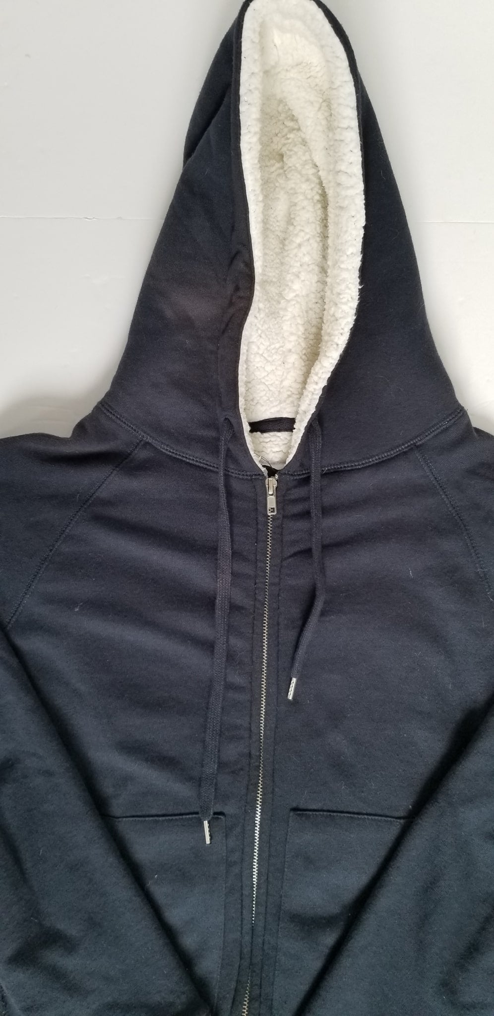 Aerion Fleece Lined Zip Up Hoodie - Navy - Women's Small