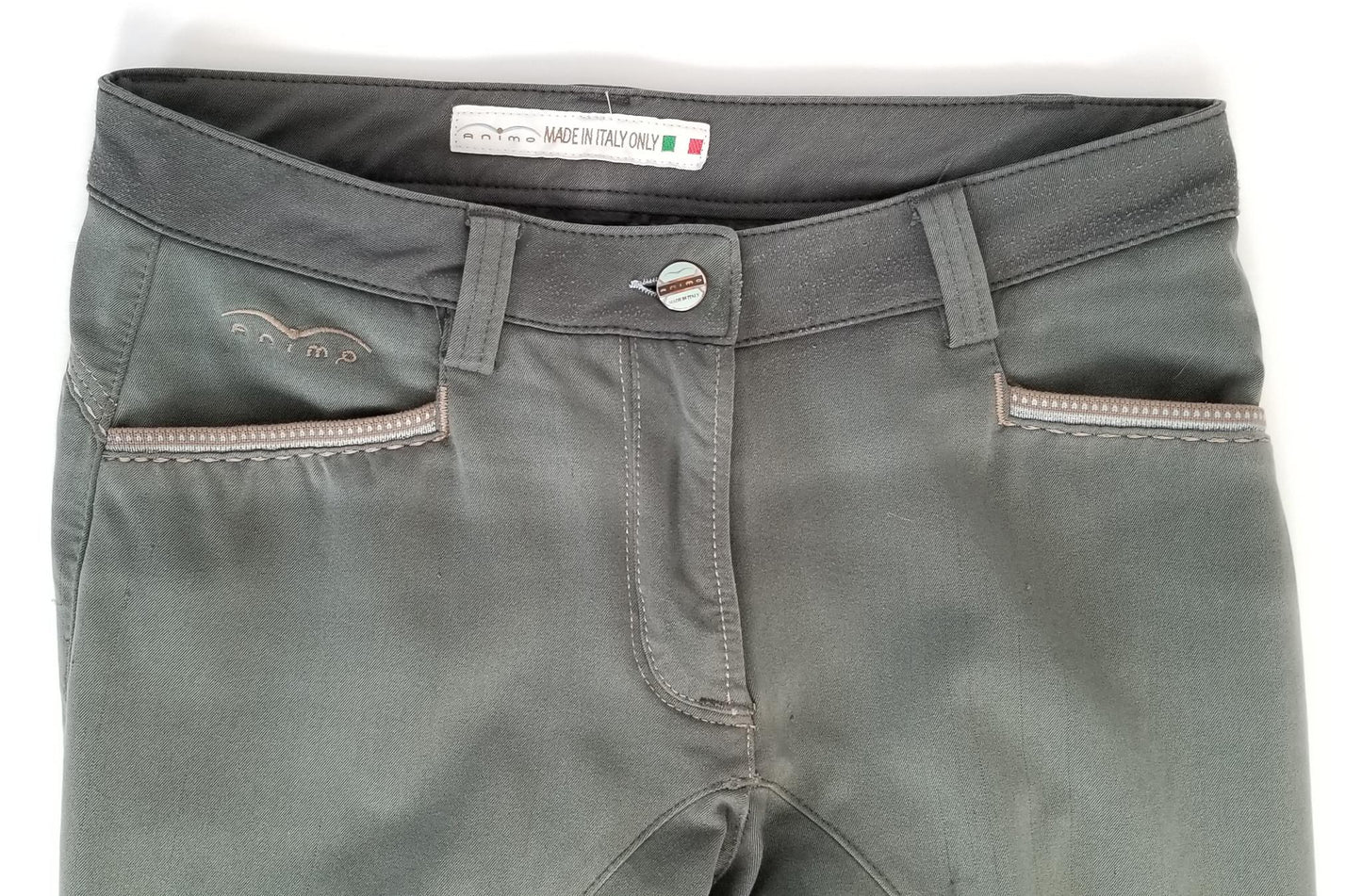 Animo Breeches - Grey/Green - Women's 24