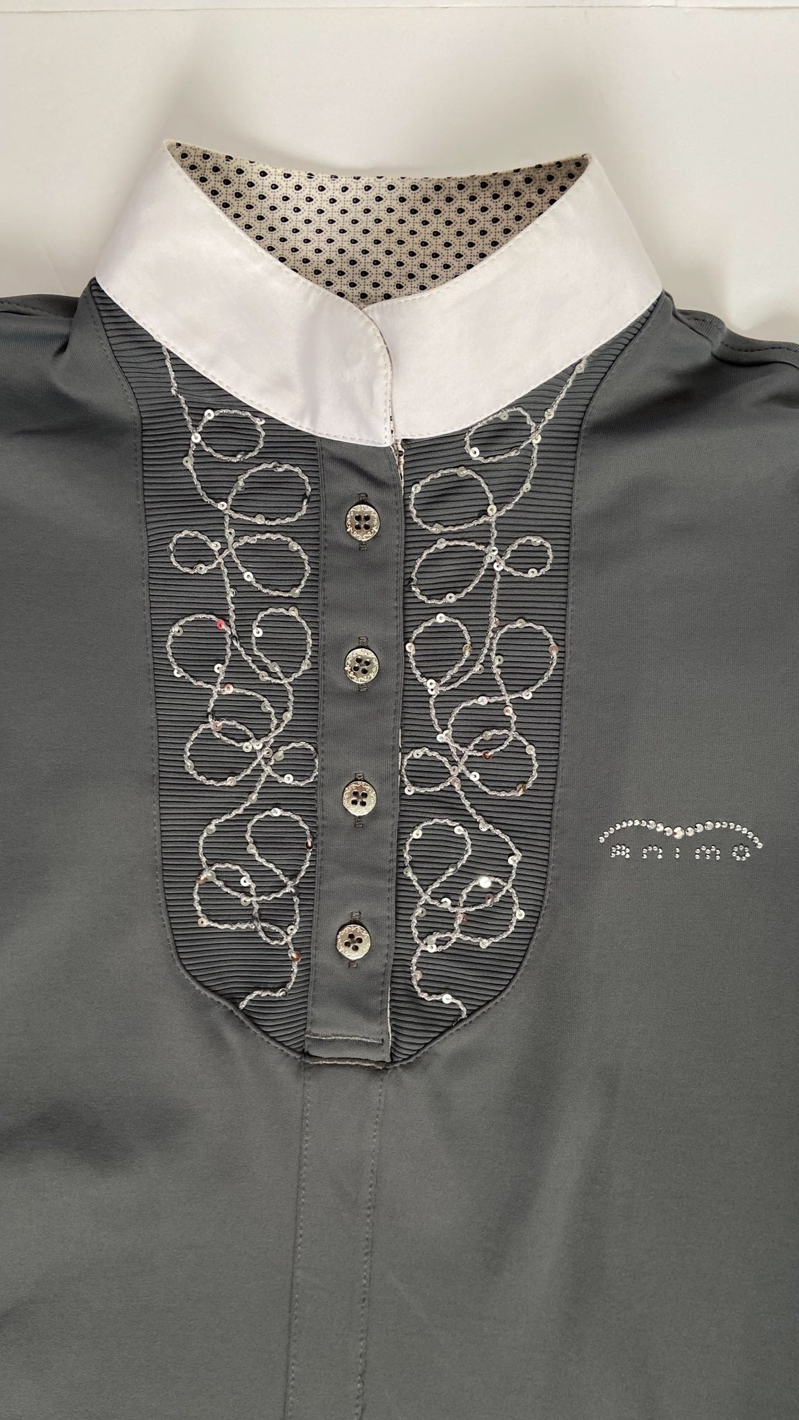 Animo Ladies Short Sleeve Competition Shirt - Grey - Women's Medium