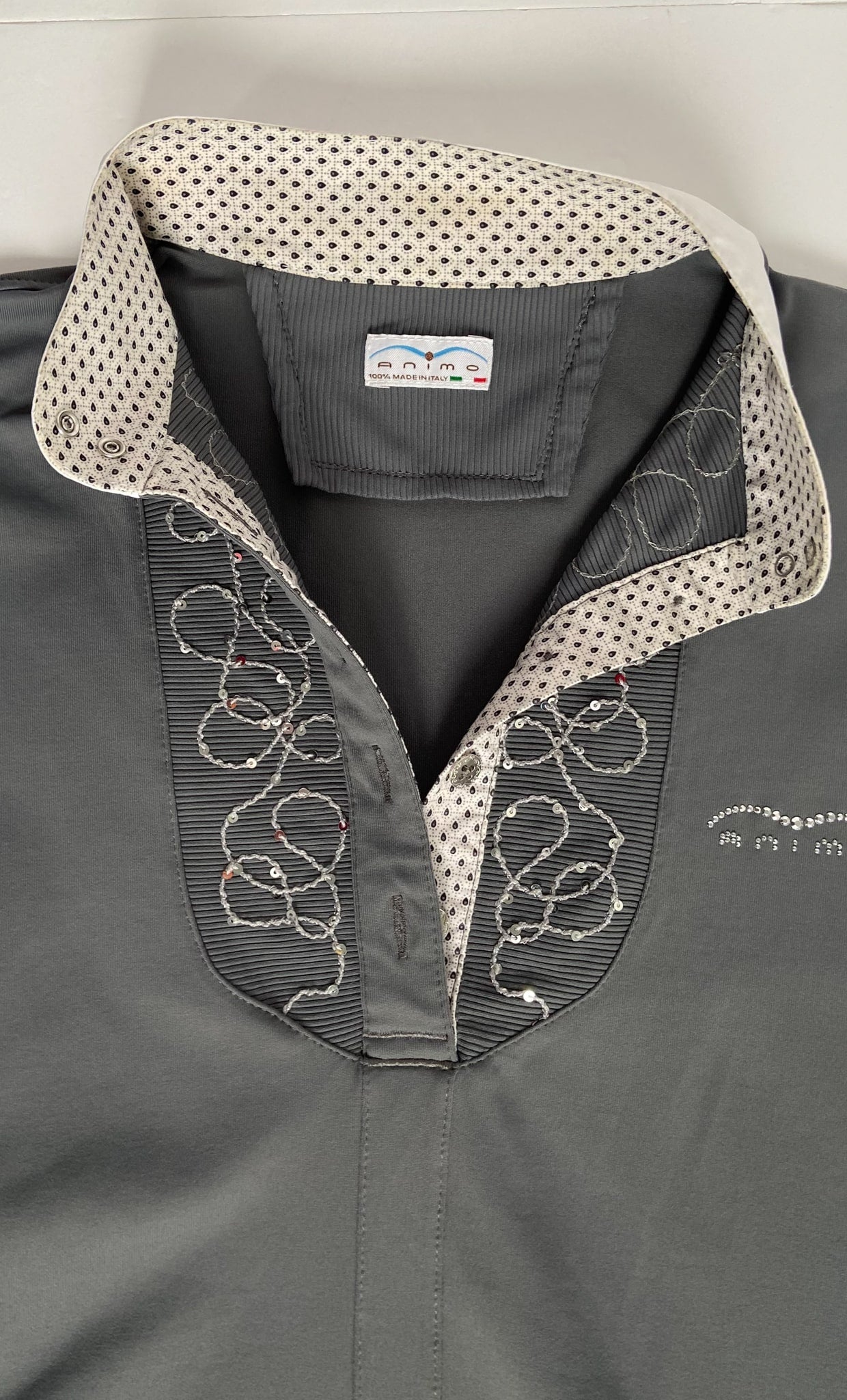 Animo Ladies Short Sleeve Competition Shirt - Grey - Women's Medium