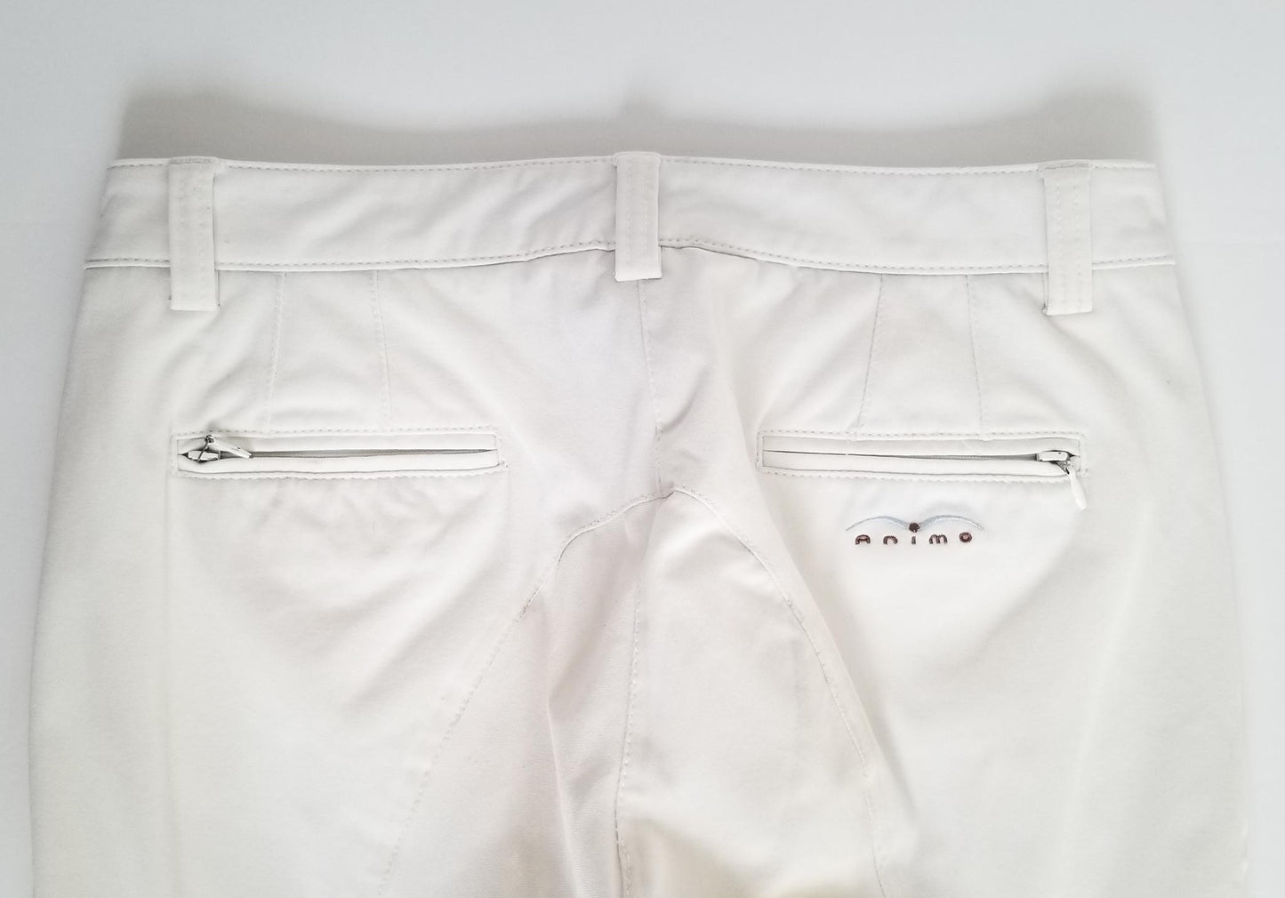 Animo Knee Grip Breeches - White - Women's 28