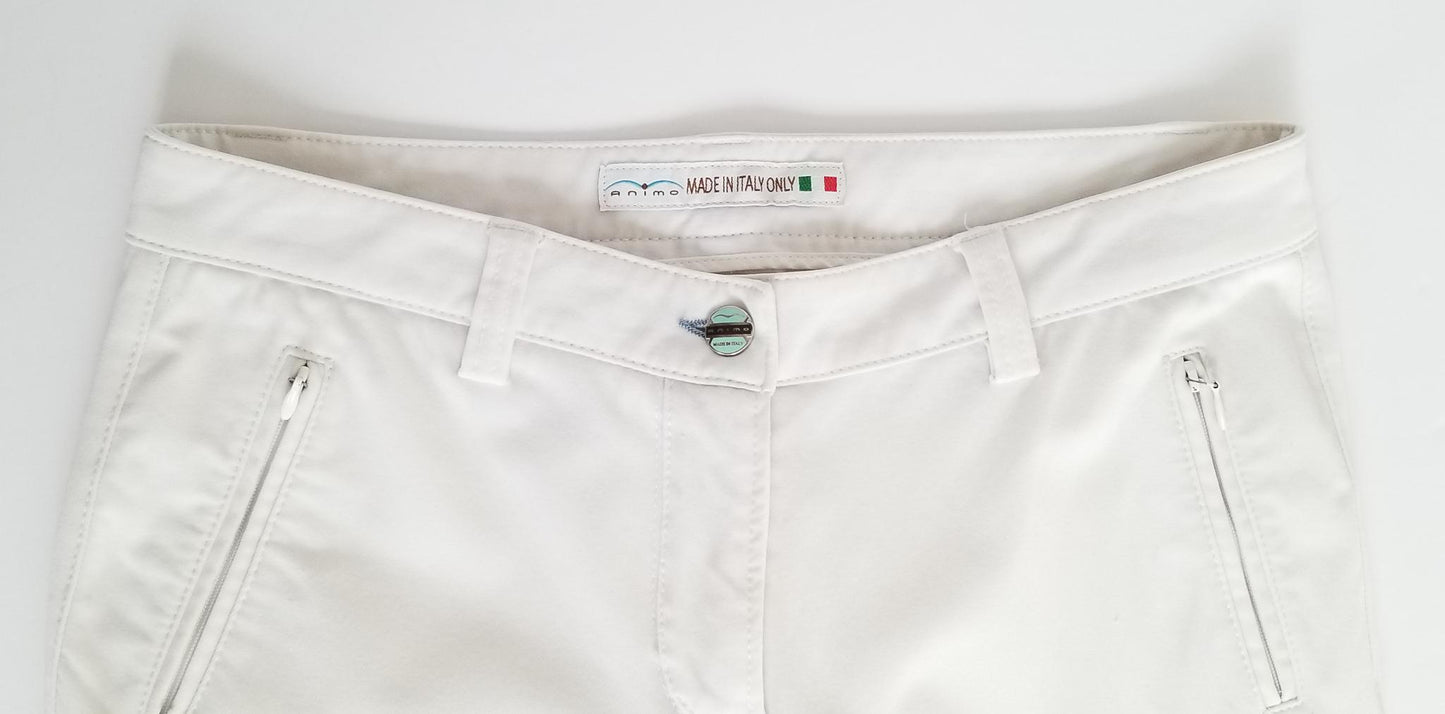 Animo Knee Grip Breeches - White - Women's 28