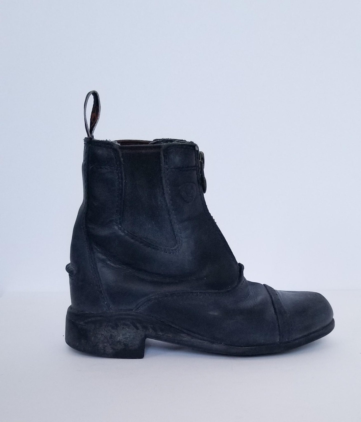 Ariat Paddock Boots - Black - Youth 11