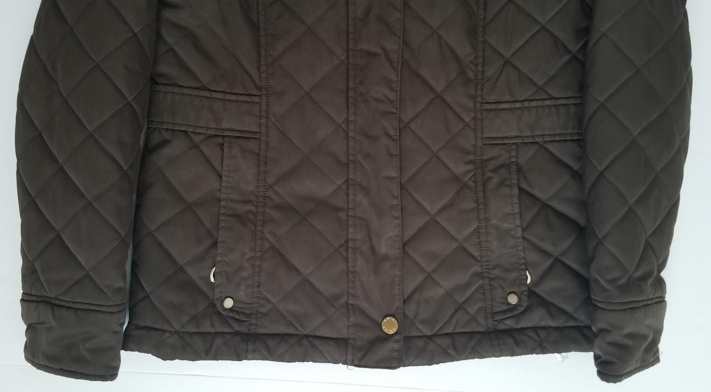 Ariat Kids Quilted Jacket - Brown - Youth Large (12)