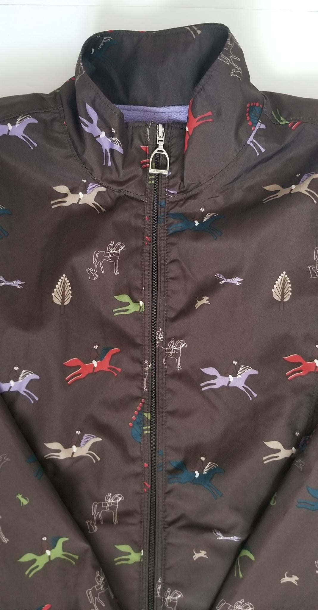 Ariat Kids Softshell Jacket - Brown - Youth Medium (10)