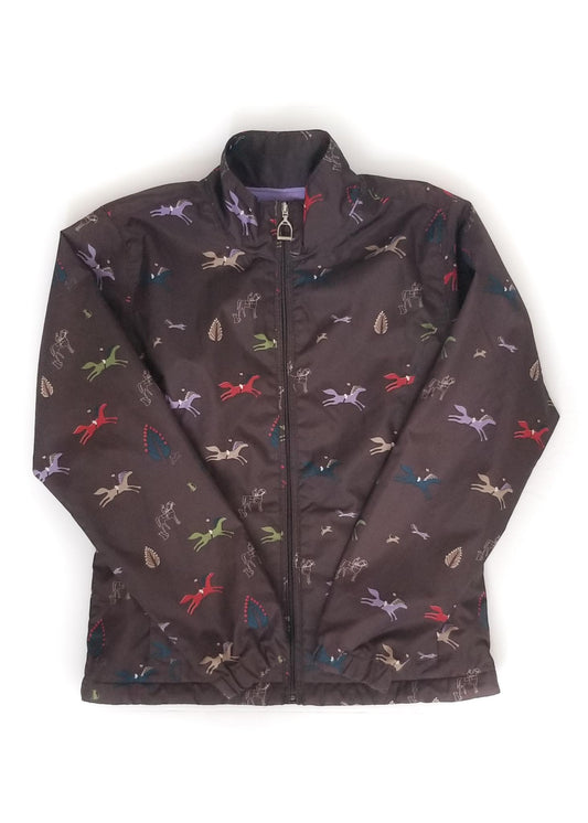 Ariat Kids Softshell Jacket - Brown - Youth Medium (10)