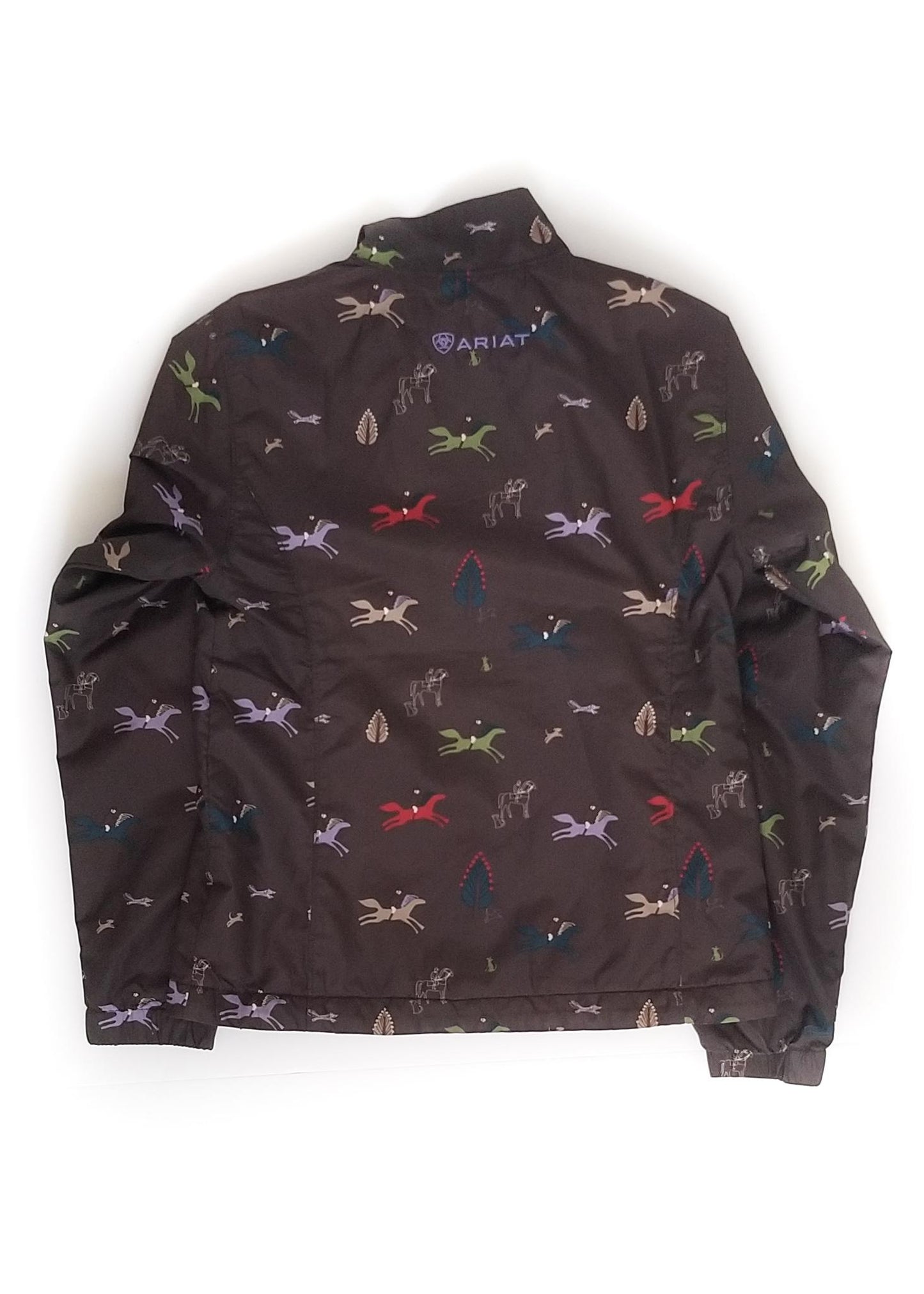 Ariat Kids Softshell Jacket - Brown - Youth XS (7)