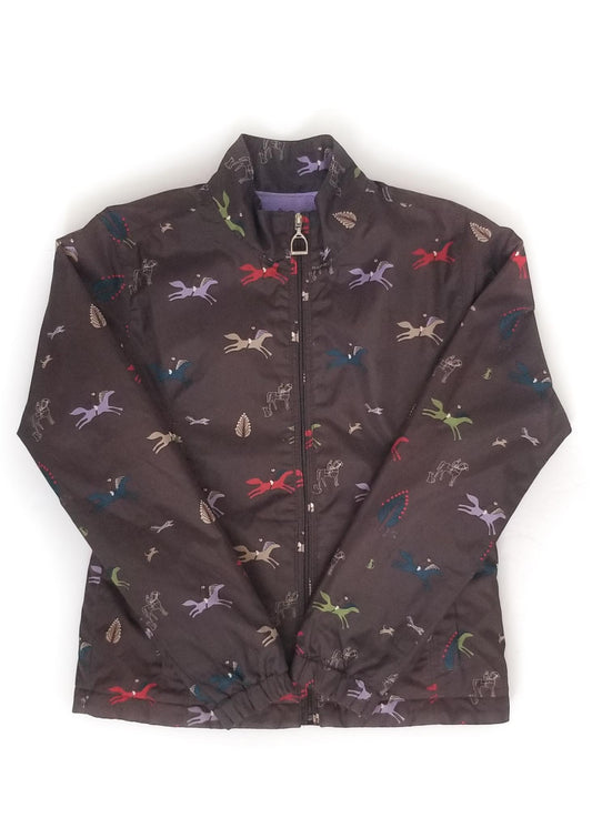 Ariat Kids Softshell Jacket - Brown - Youth XS (7)