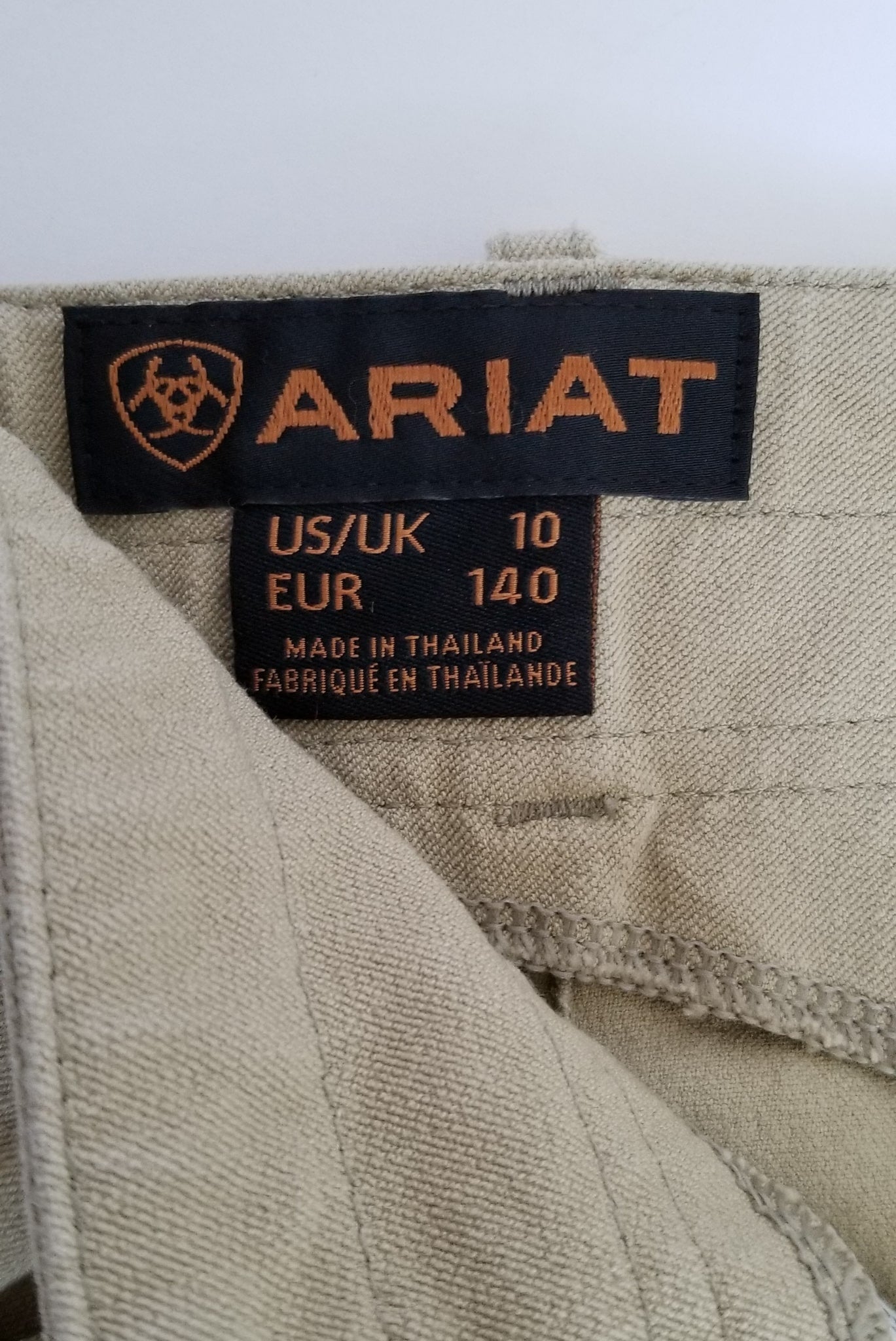 Ariat Brittany Jodhpurs - Tan - Youth 10