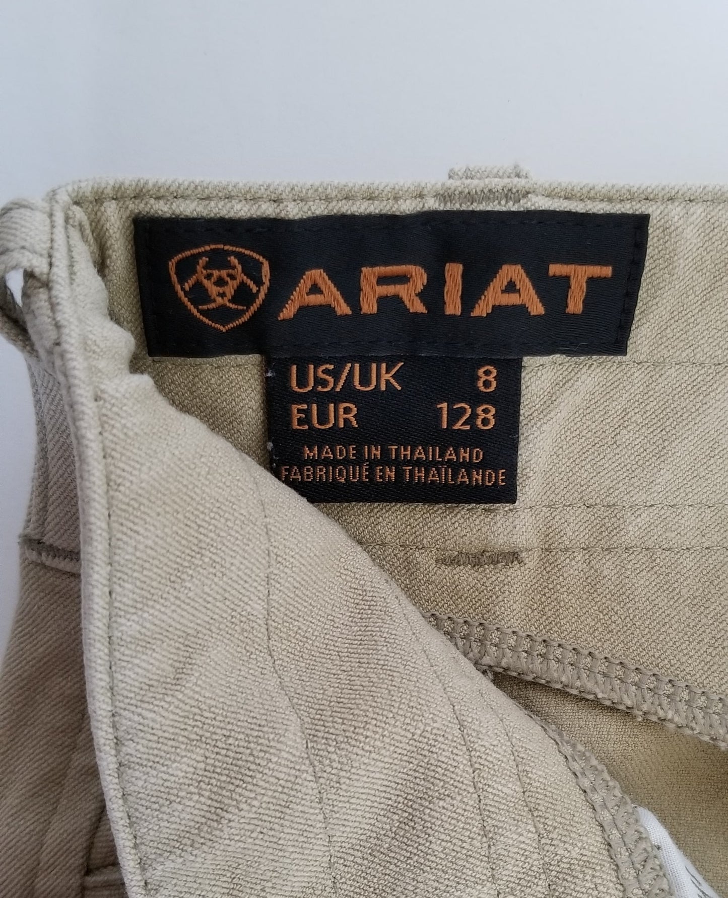 Ariat Brittany Jodhpurs - Tan - Youth 8