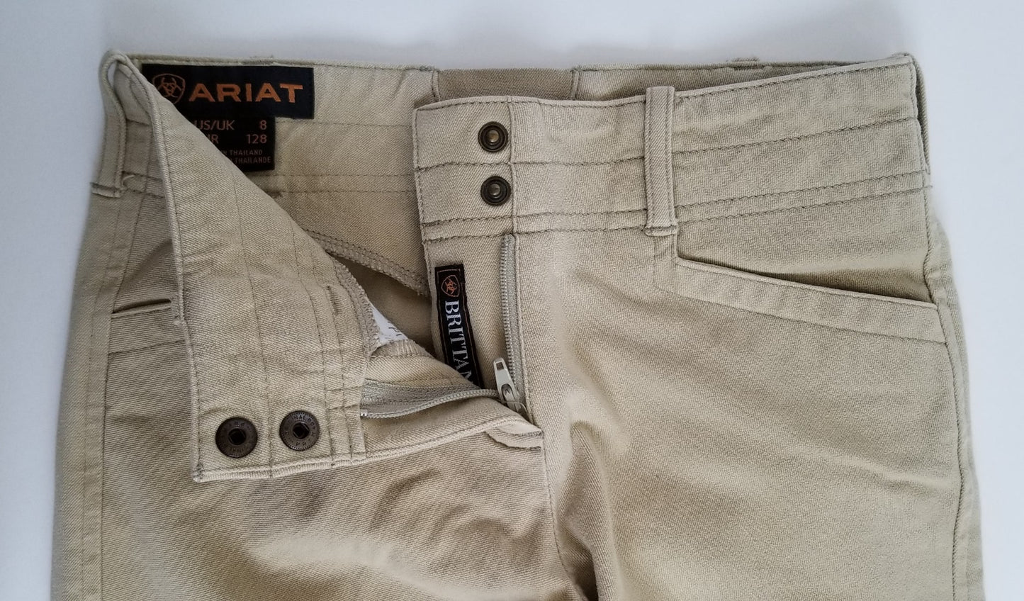 Ariat Brittany Jodhpurs - Tan - Youth 8