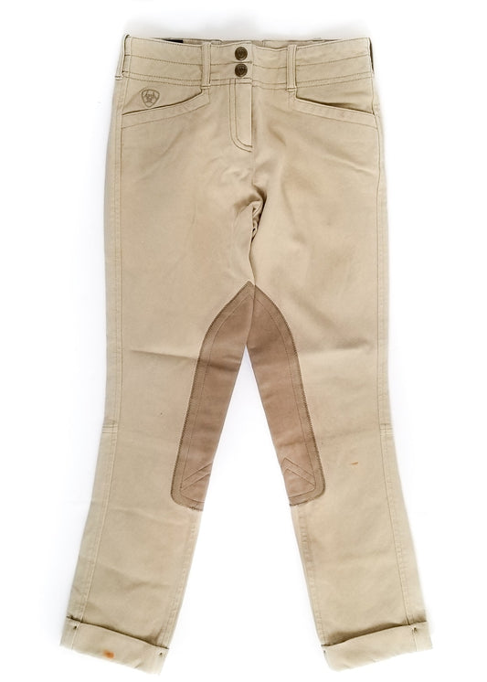 Ariat Brittany Jodhpurs - Tan - Youth 8