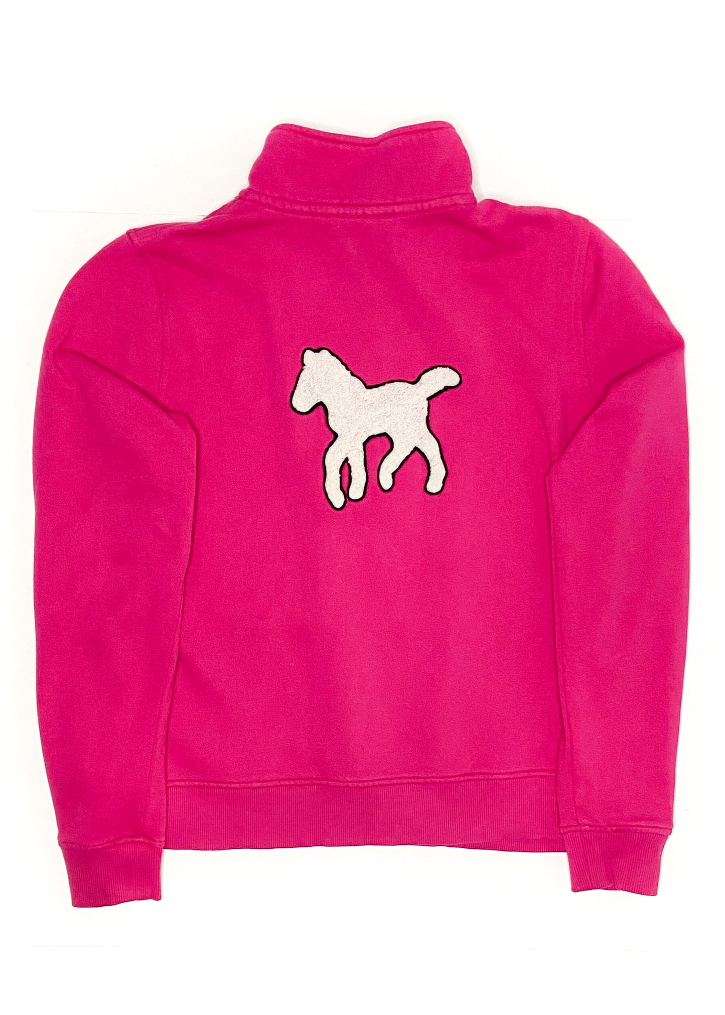 Ariat Quarter Zip Sweater - Pink - Youth XL