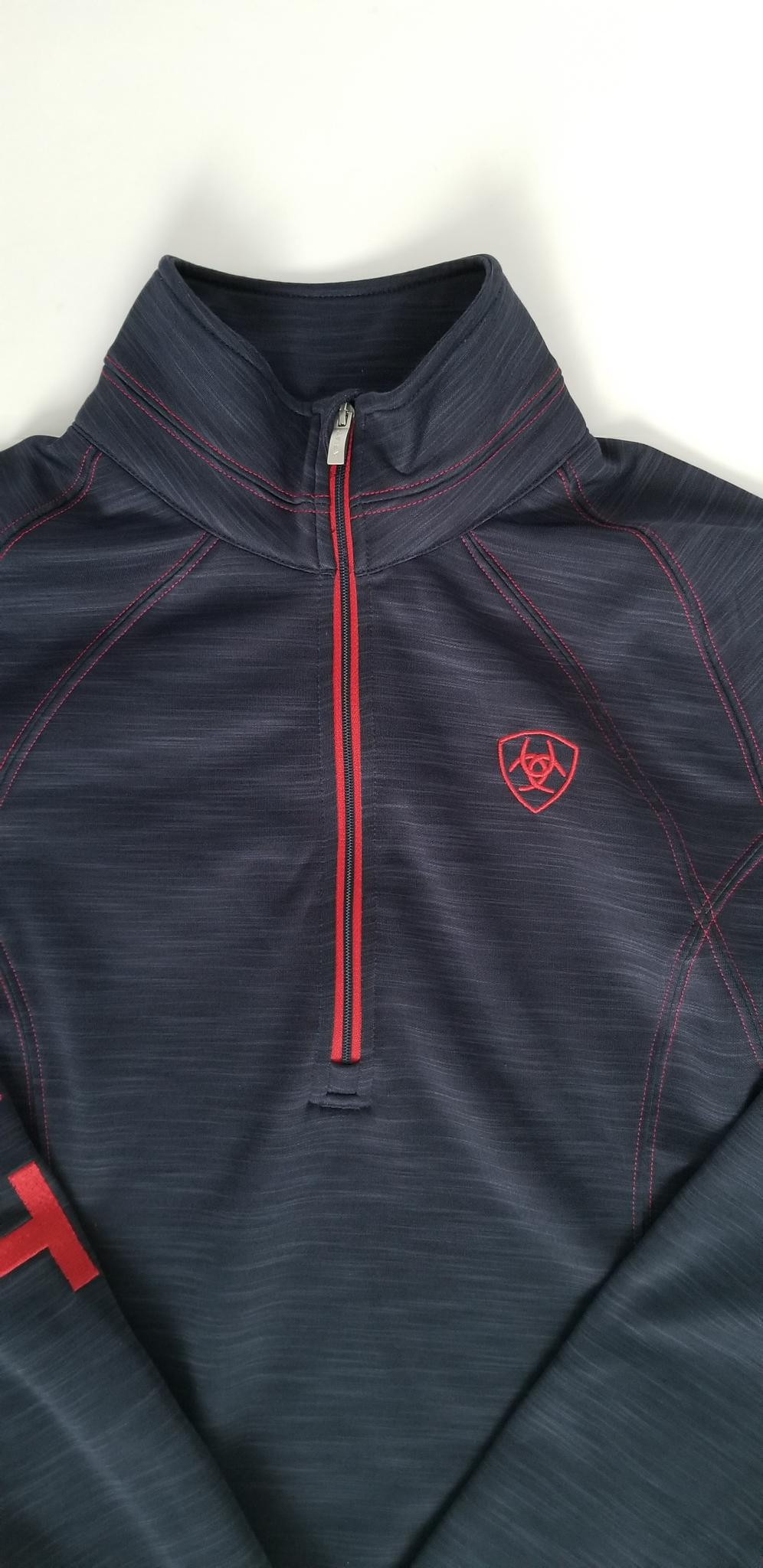 Ariat Women's Tek Team Half Zip Sweatshirt - Navy - Women's Small