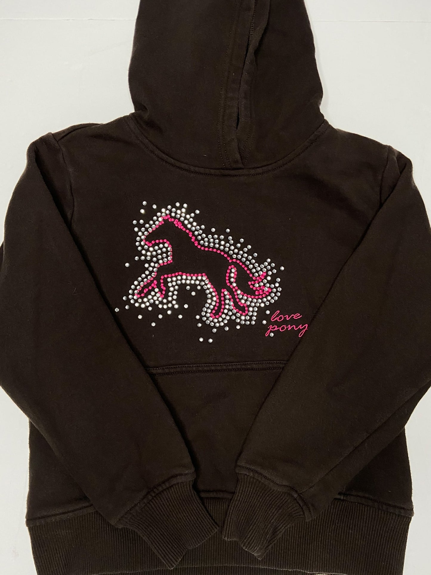 Ariat Pull Over Hoodie - Brown - Youth Small