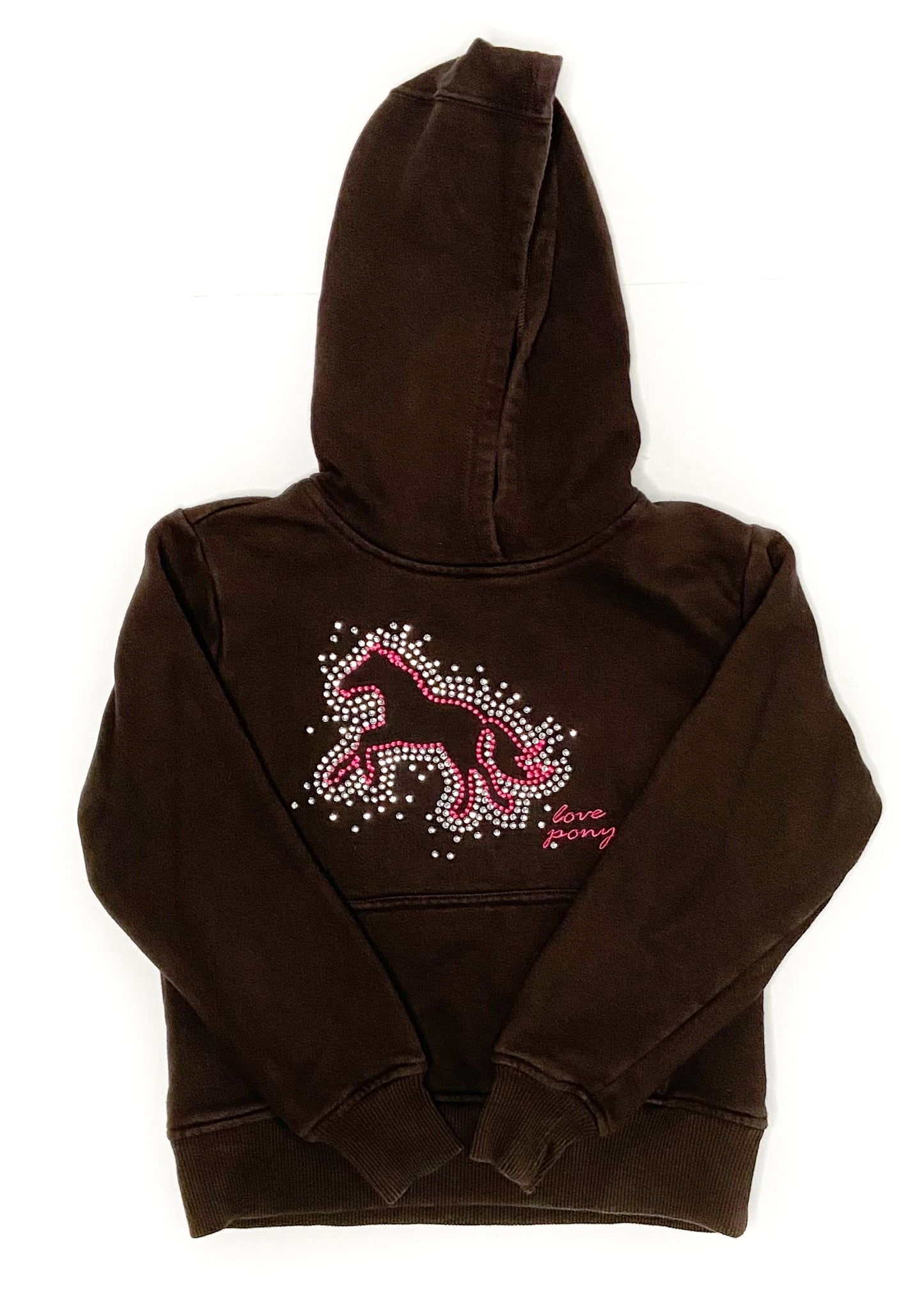 Ariat Pull Over Hoodie - Brown - Youth Small